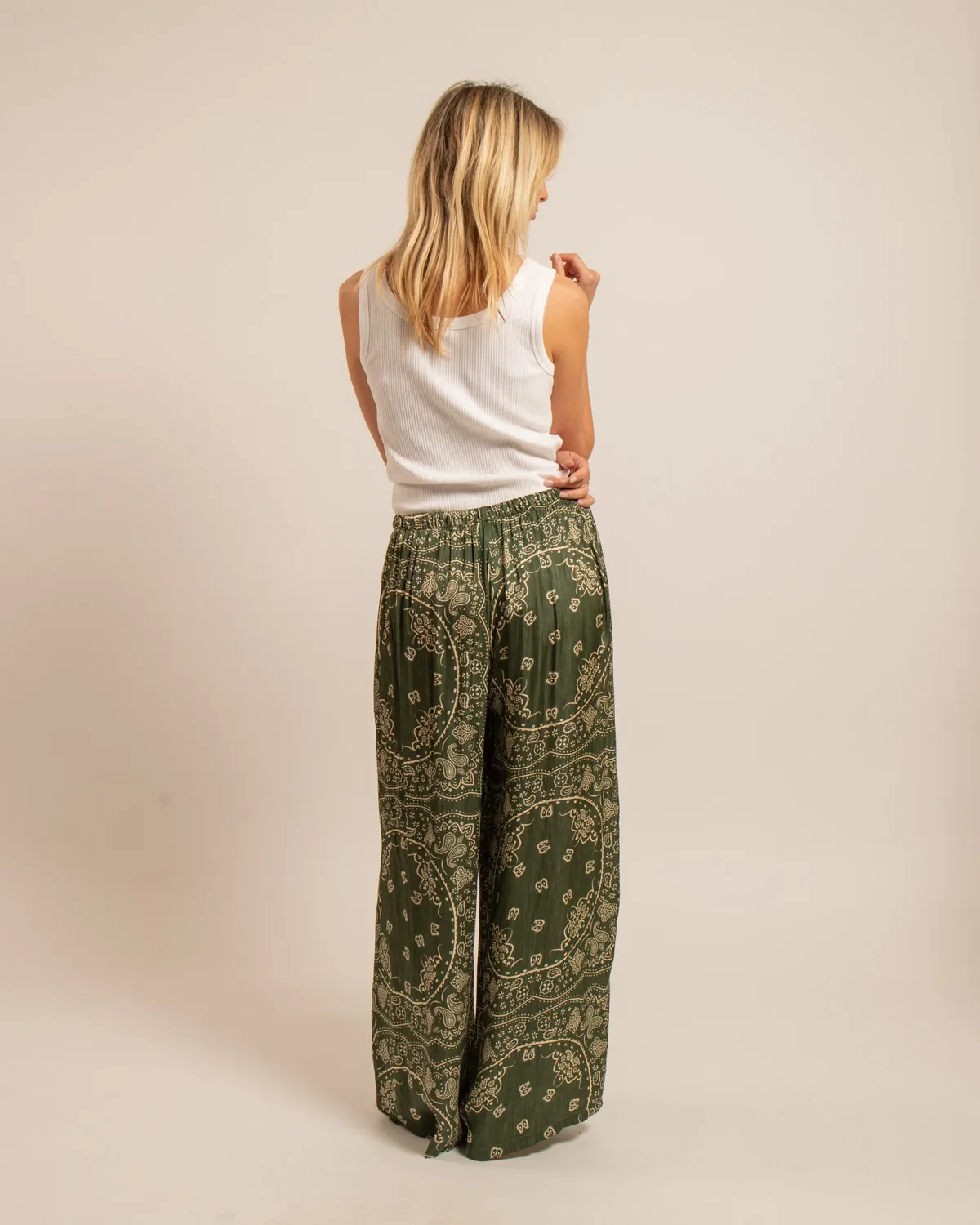 AOKYANOS Phoenix Bandana pantalon kaki fluide