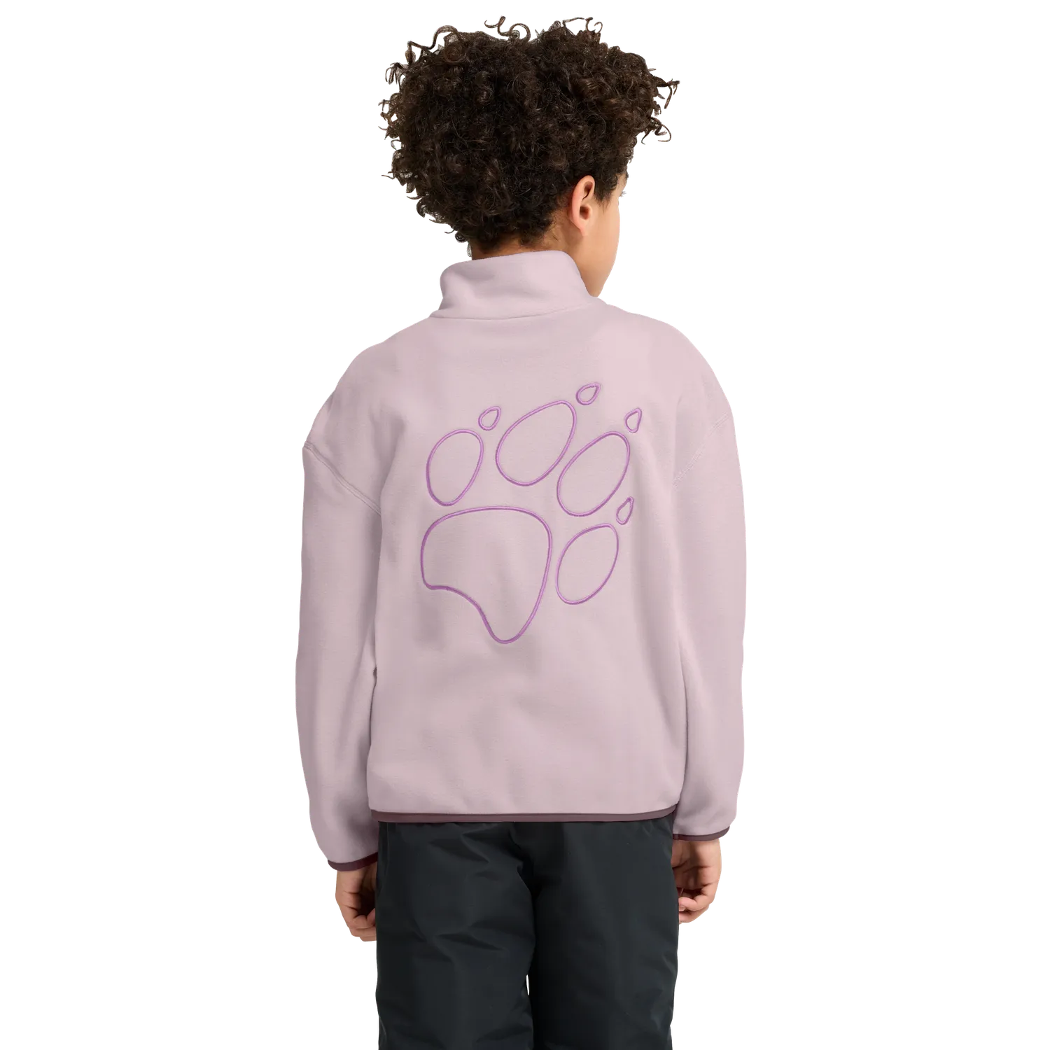 Jack Wolfskin Taunus 100 Rebel HZ K polaire enfant demi-zip chaud