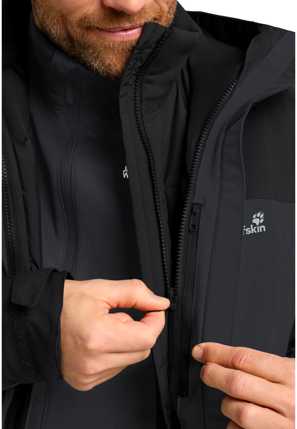 Jack Wolfskin Wild Places 3in1 JKT M veste hiver homme