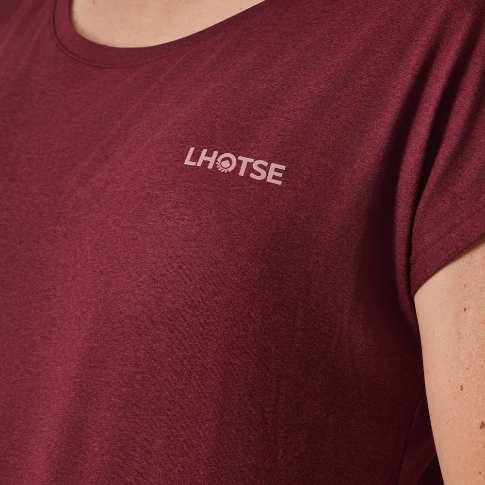 Lhotse Selena Mahogany t-shirt sport respirant