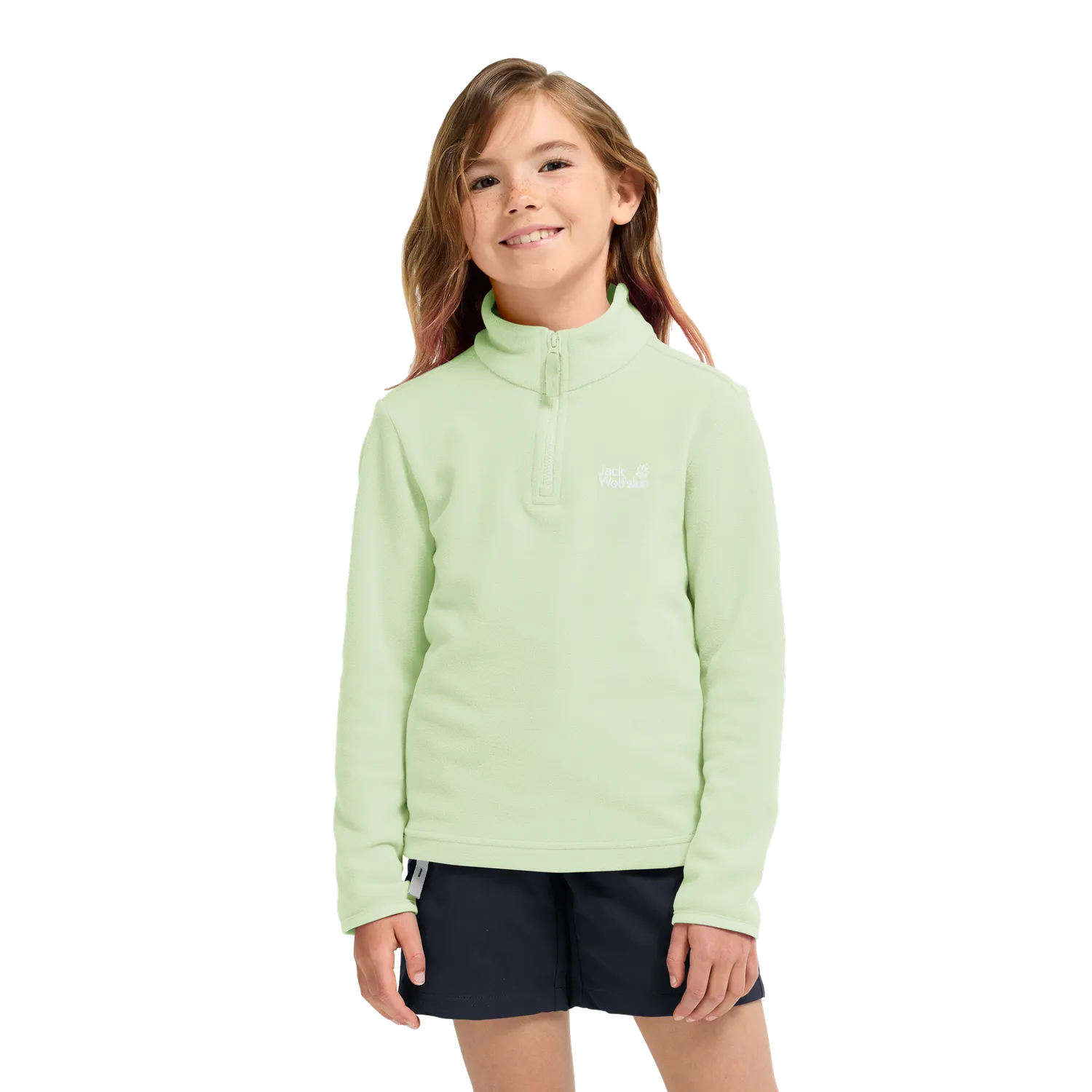 Jack Wolfskin Taunus 100 pull polaire enfant col montant chaud