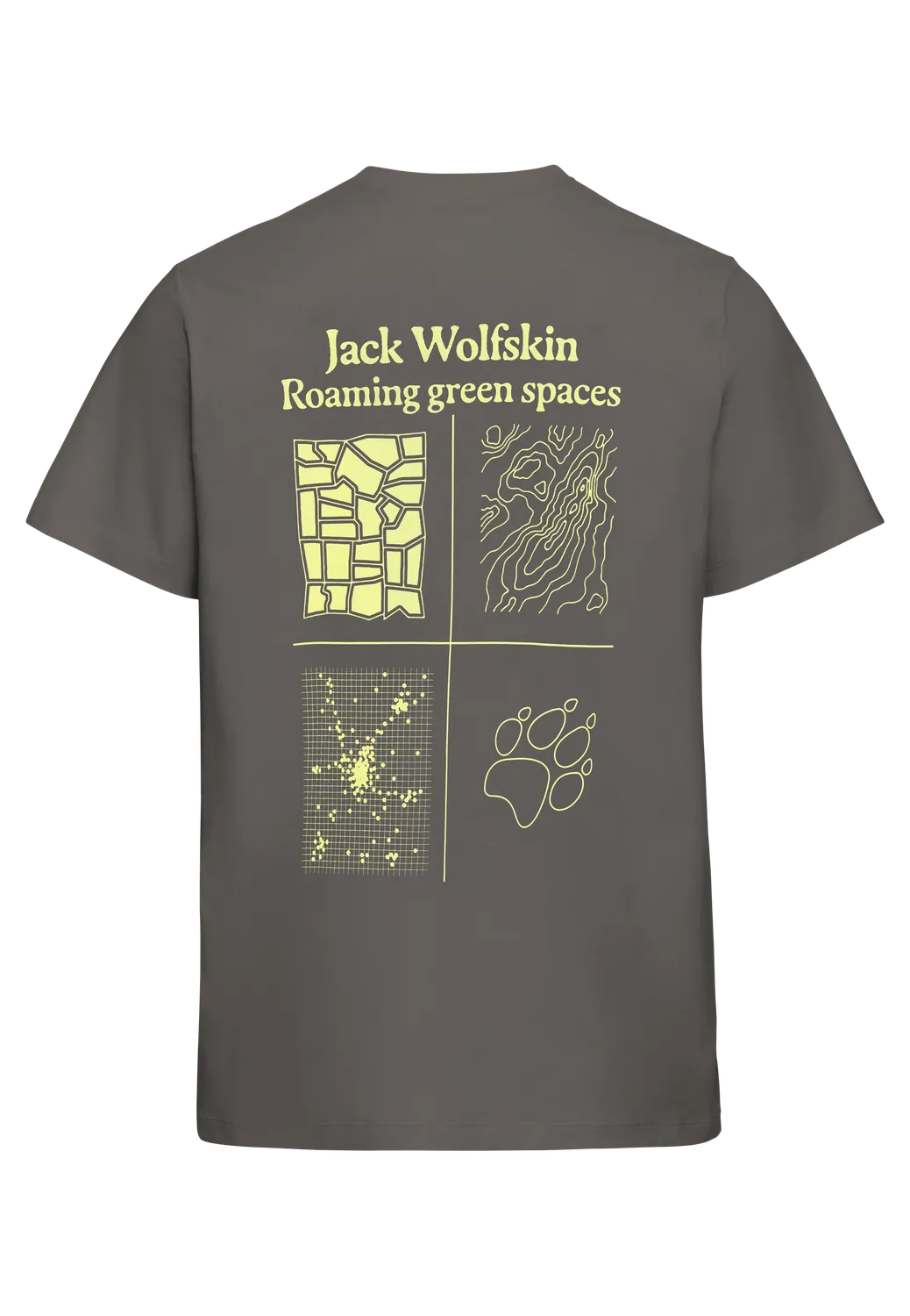 Jack Wolfskin Celebrate Paw T M t-shirt homme coton
