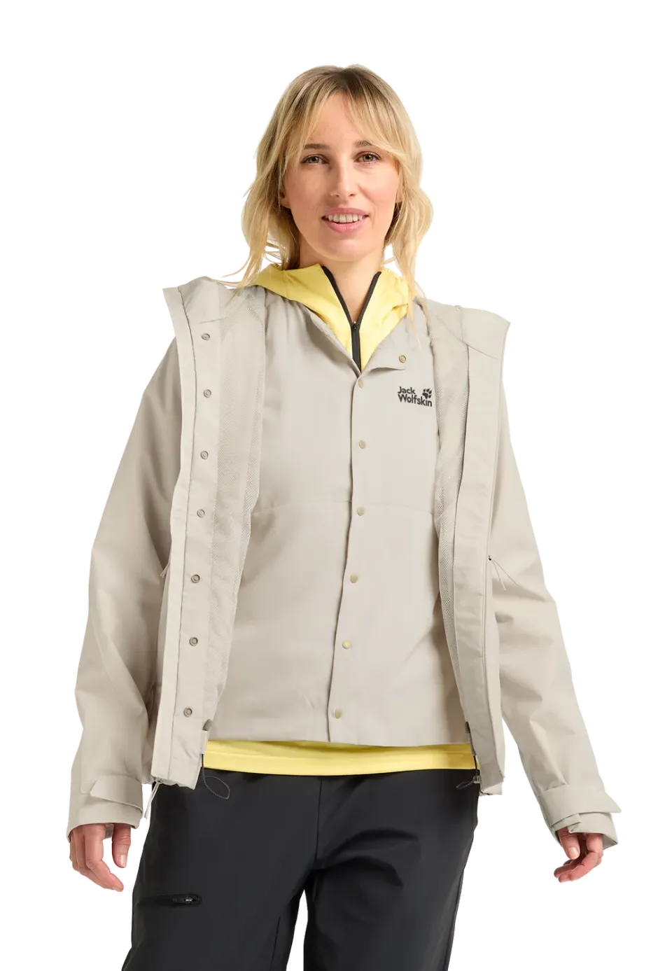 Jack Wolfskin Prelight 3in1 Jkt W veste imperméable 3 en 1
