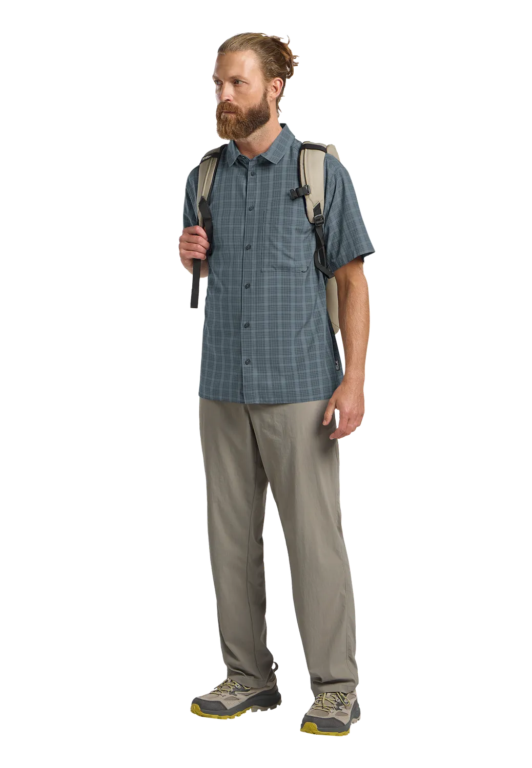 Jack Wolfskin Meseta Shirt M chemise homme à carreaux