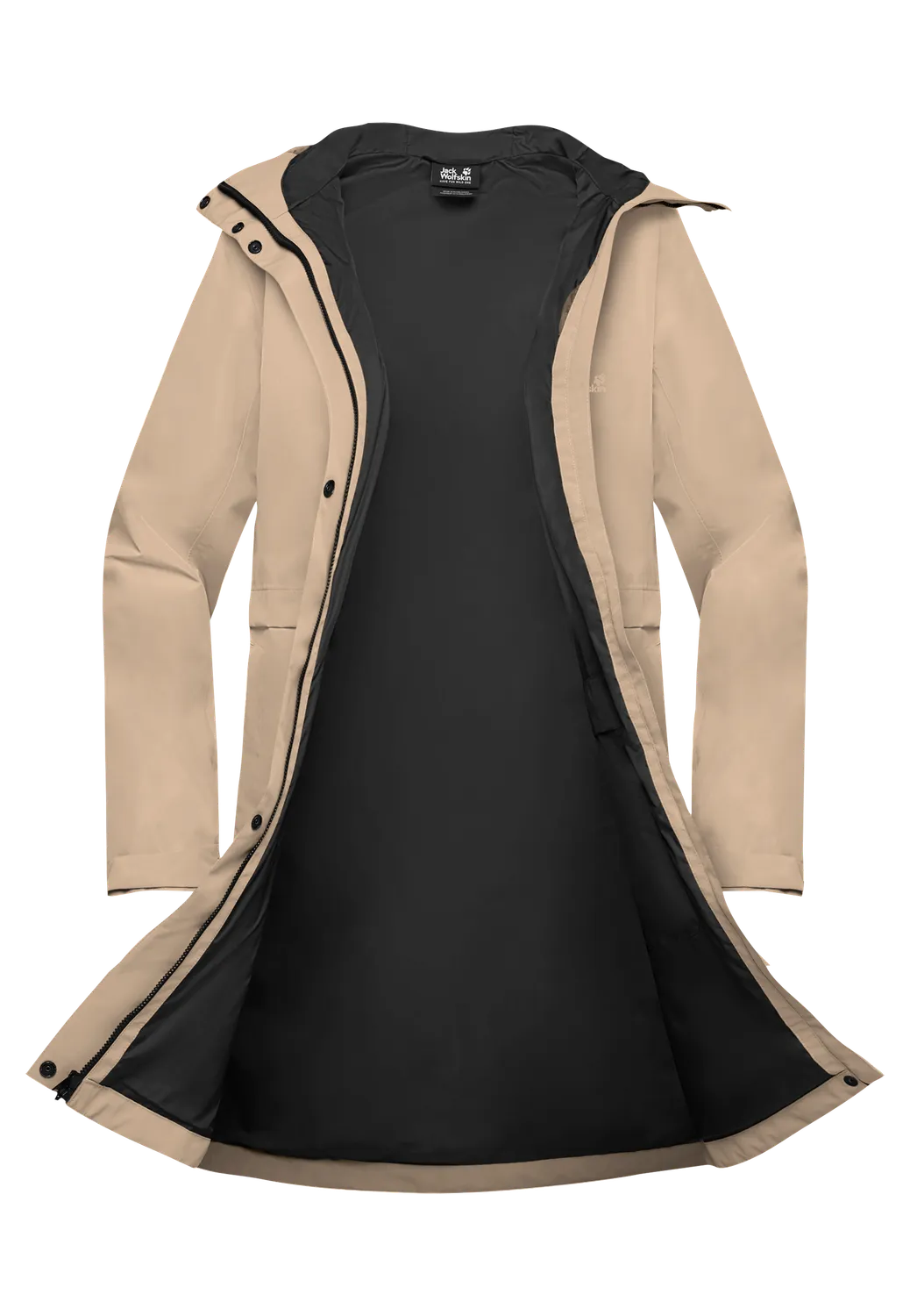 Jack Wolfskin Terraview 2L Coat W manteau pluie femme long