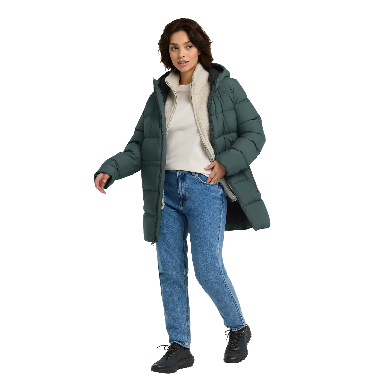 Jack Wolfskin Frozen Palace Long Jkt W manteau femme duvet