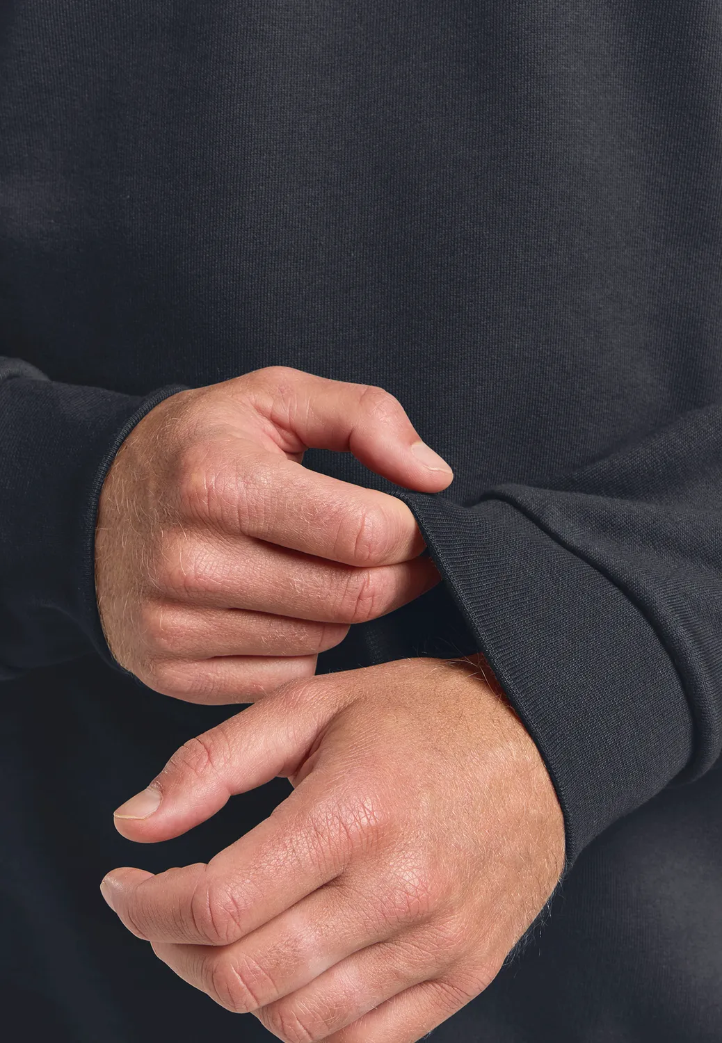 Jack Wolfskin Essential Crewneck M sweat homme coton