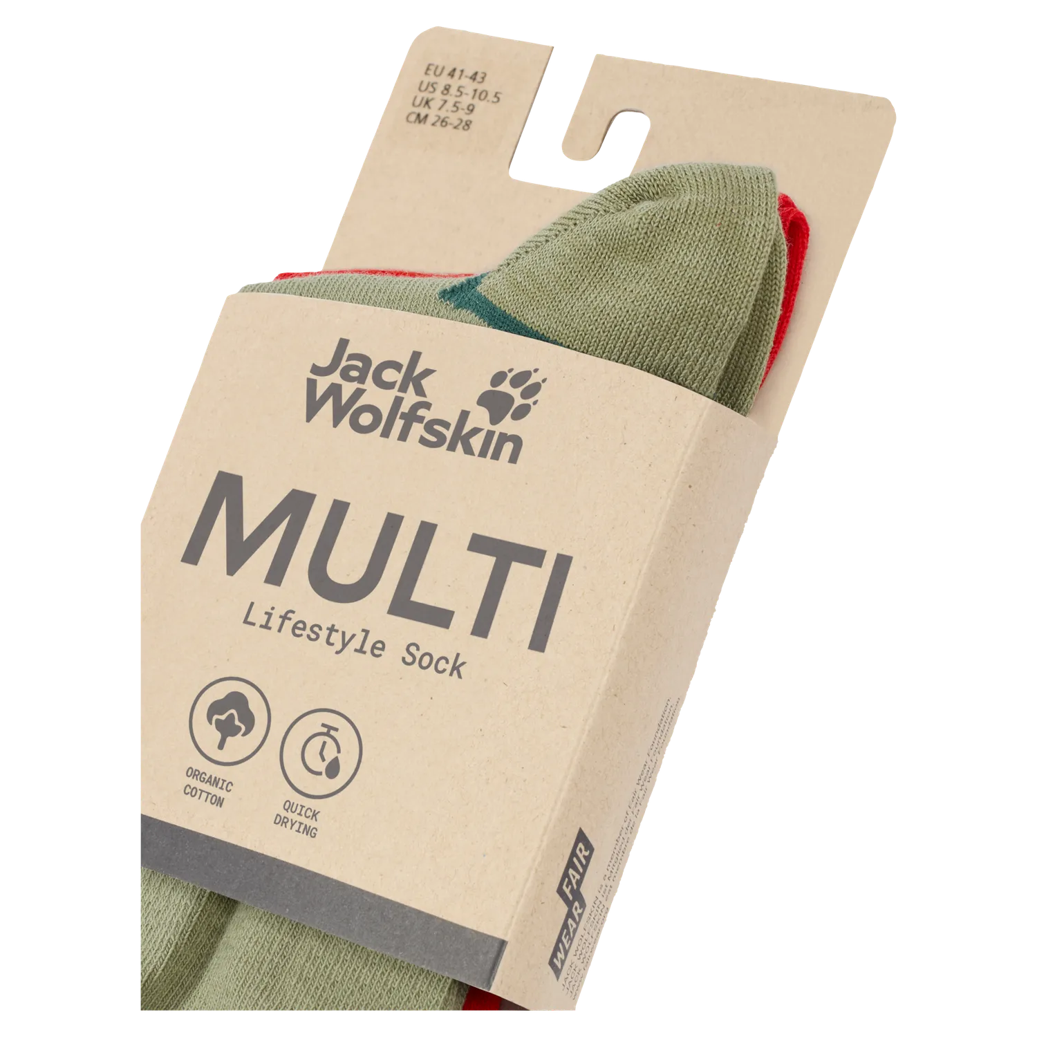 Jack Wolfskin Paw Sock CL C chaussettes séchage rapide