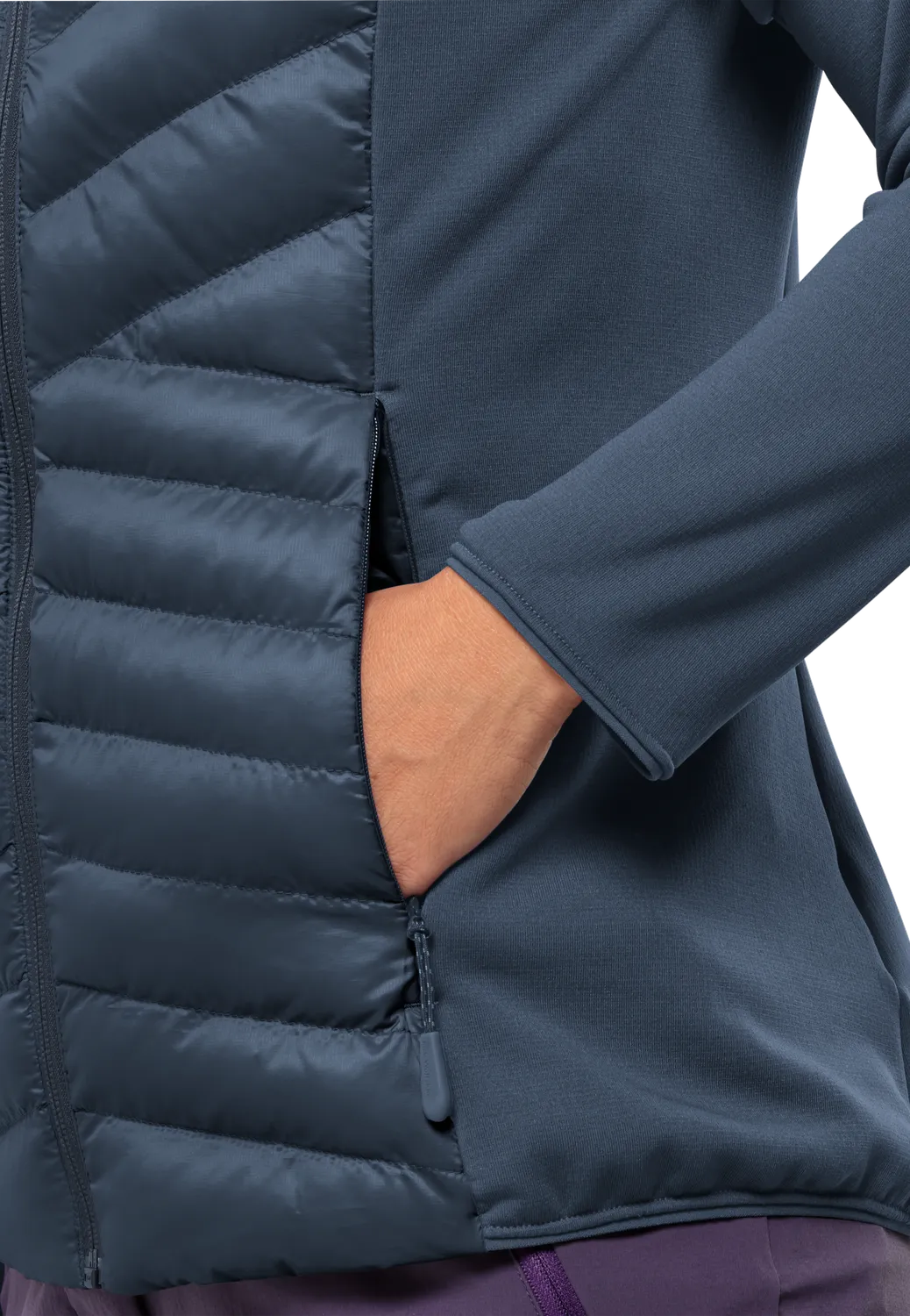 JACK WOLFSKIN Routeburn Pro Hybrid veste femme matelassée