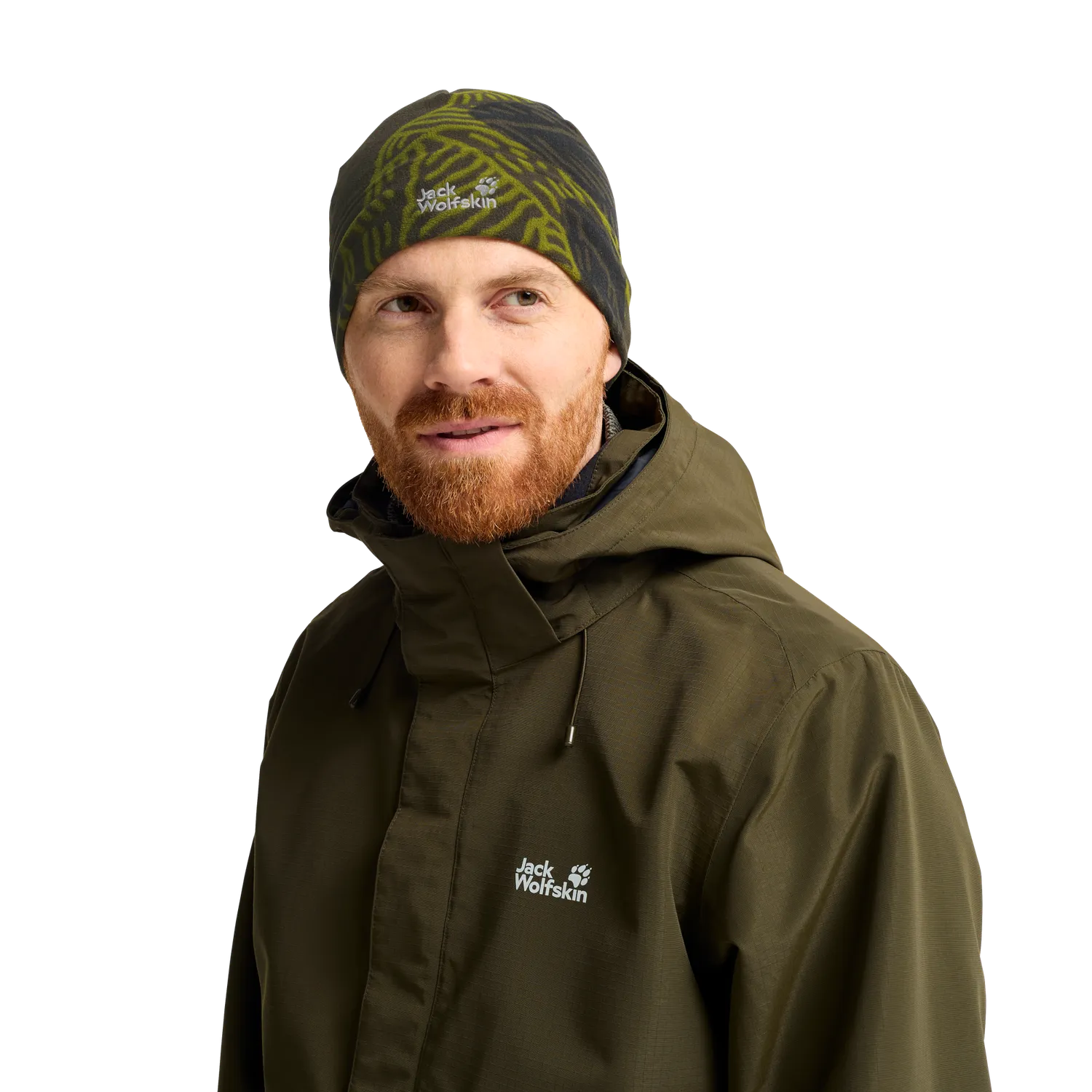 Jack Wolfskin Real Stuff Print Beanie bonnet polaire taille unique