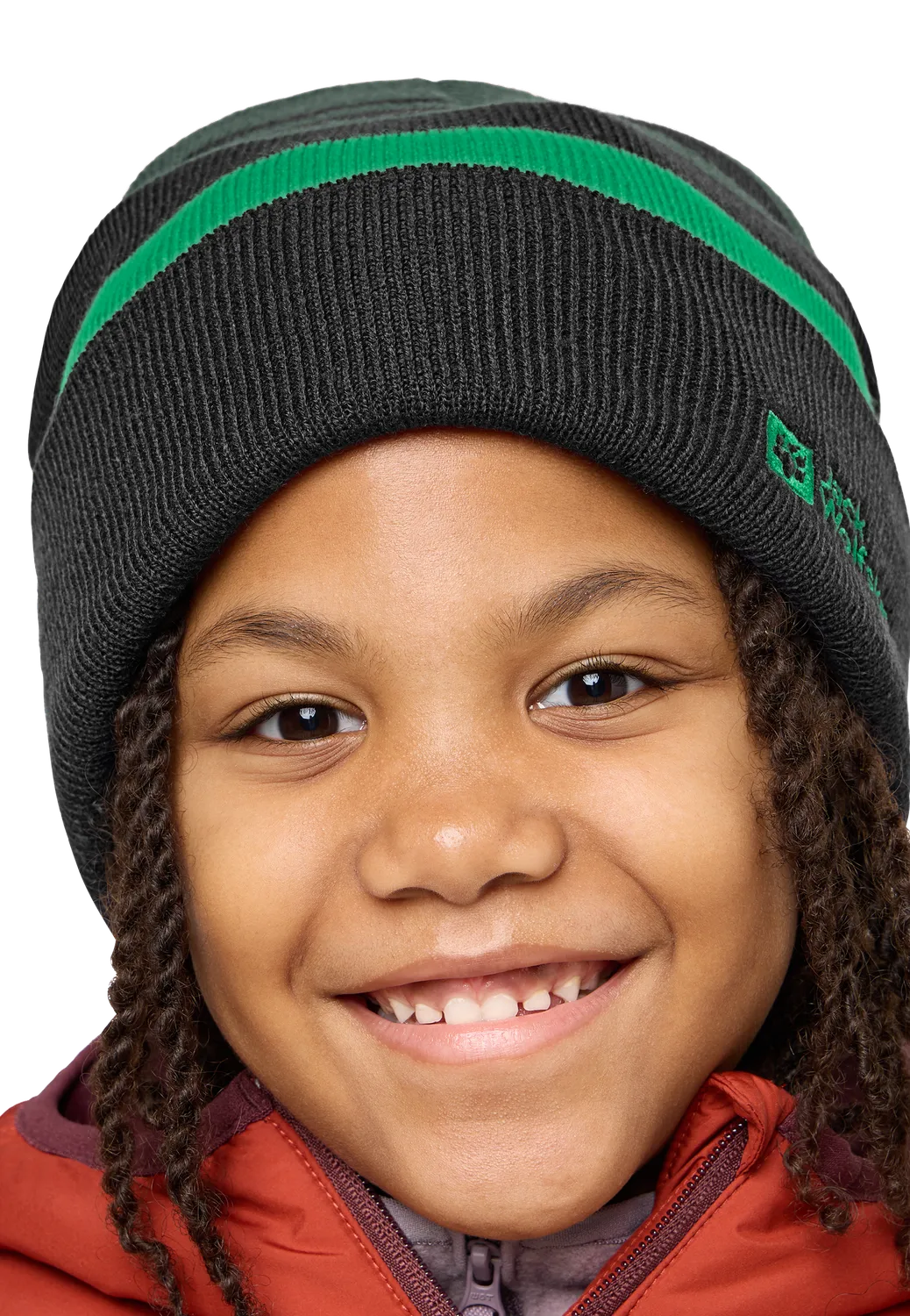 Jack Wolfskin Stripy Knit Beanie K bonnet chaud acrylique