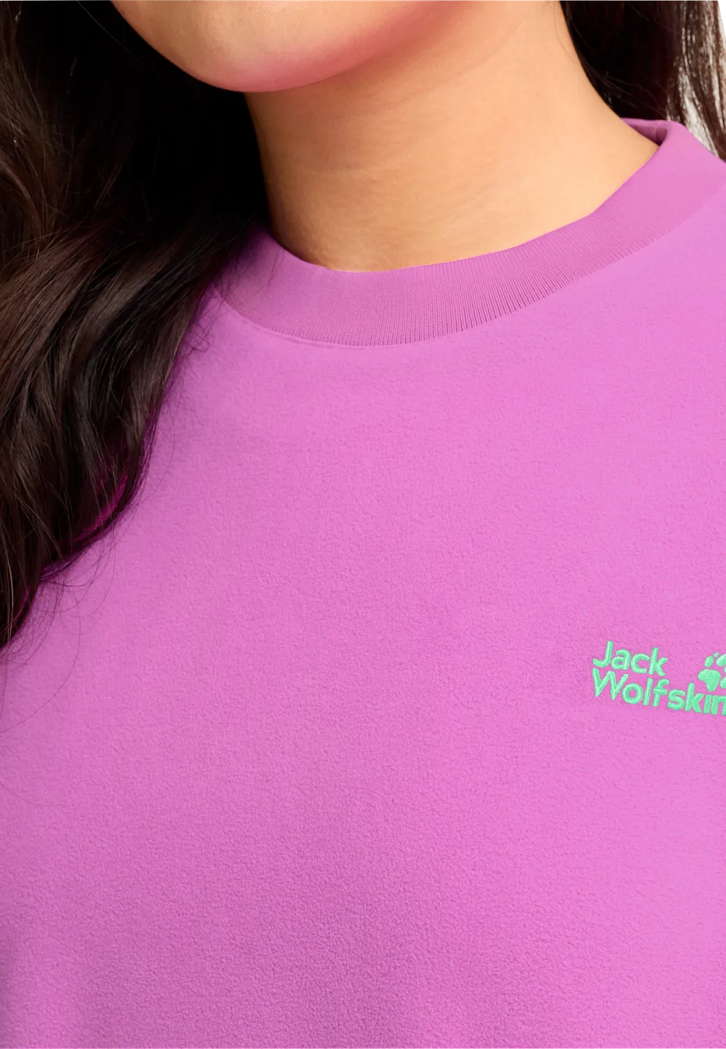 JACK WOLFSKIN FIND THE WILD CREWNECK W sweat femme polaire