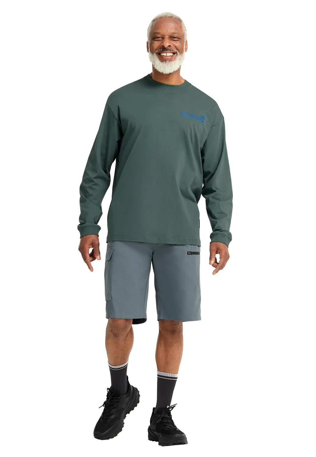 Jack Wolfskin Confident LS T t-shirt homme coton