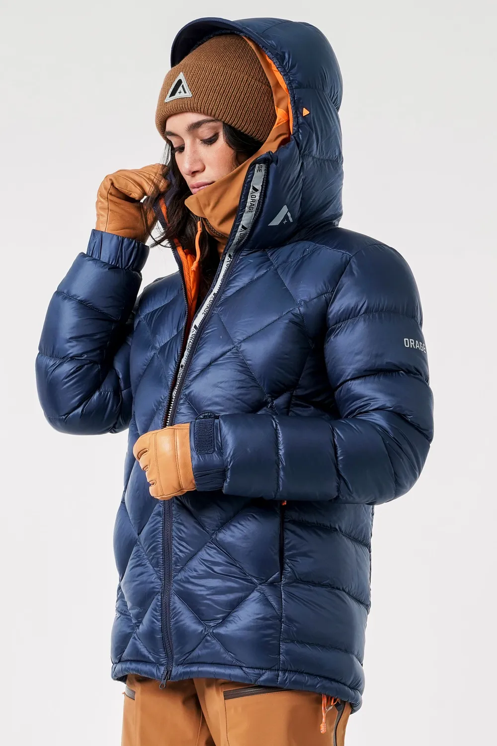 Orage Whitecap doudoune parka femme bleu duvet déperlante