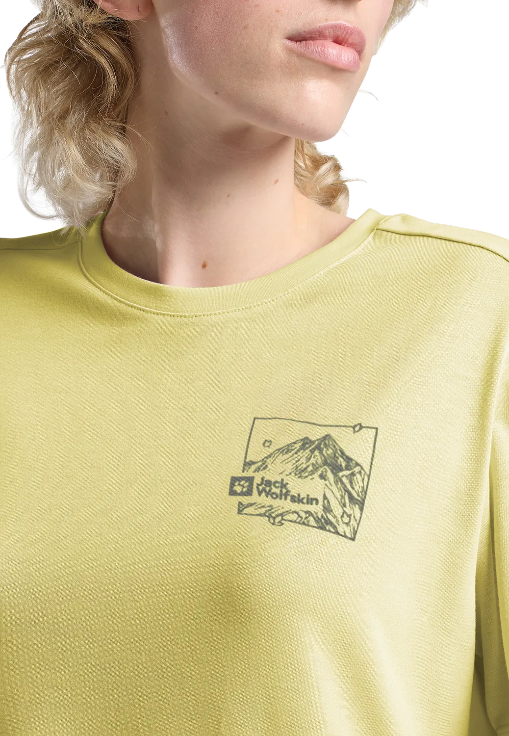 Jack Wolfskin Vonnan Graphic T W t-shirt femme anti-odeur