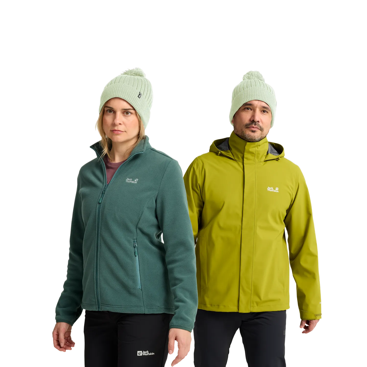 Jack Wolfskin Pom Pom Beanie bonnet laine coupe-vent
