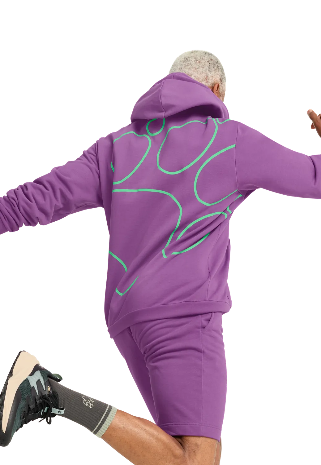 Jack Wolfskin Celebrate Paw Hoody M sweat capuche coton
