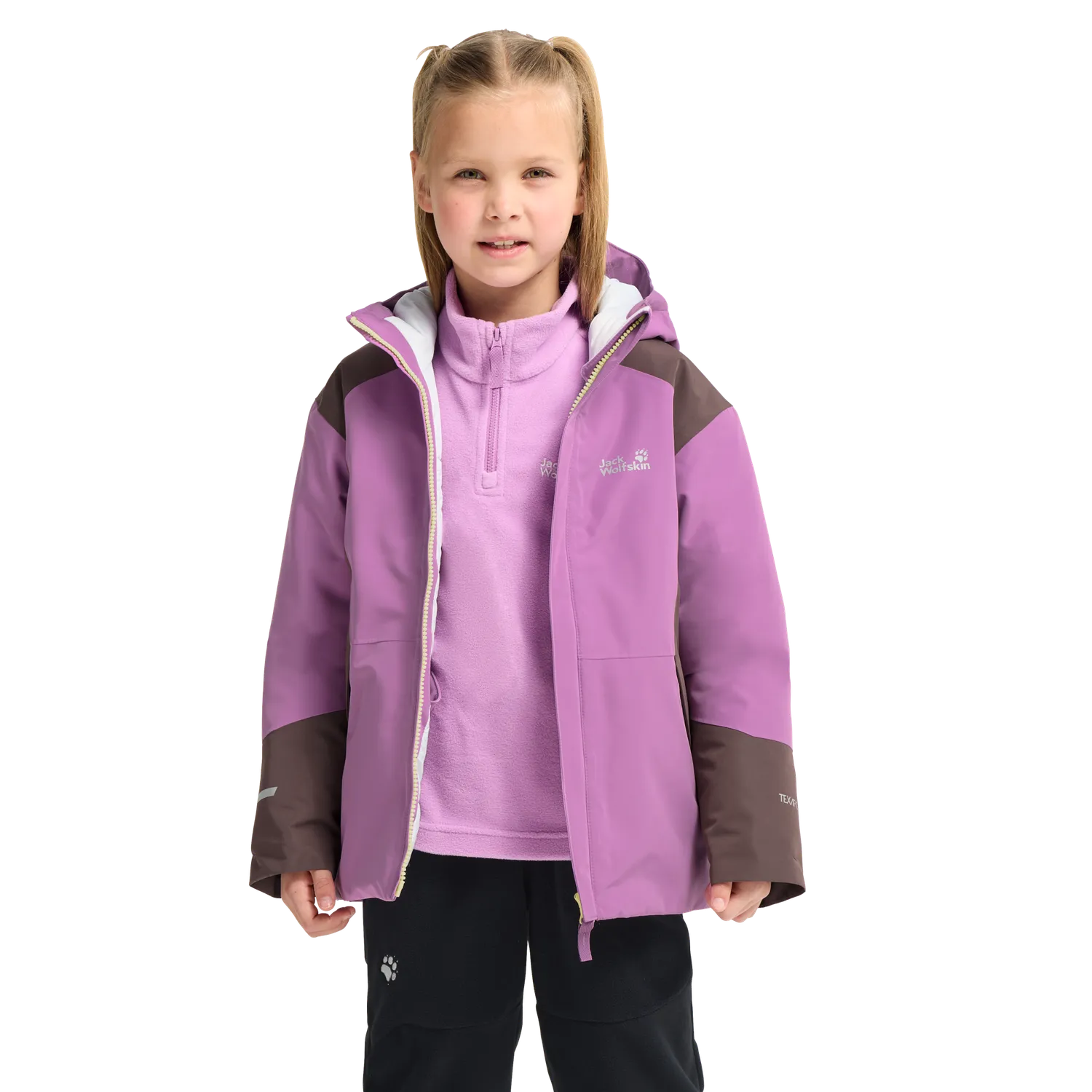 Jack Wolfskin Snowflash JKT K veste hiver enfant imperméable