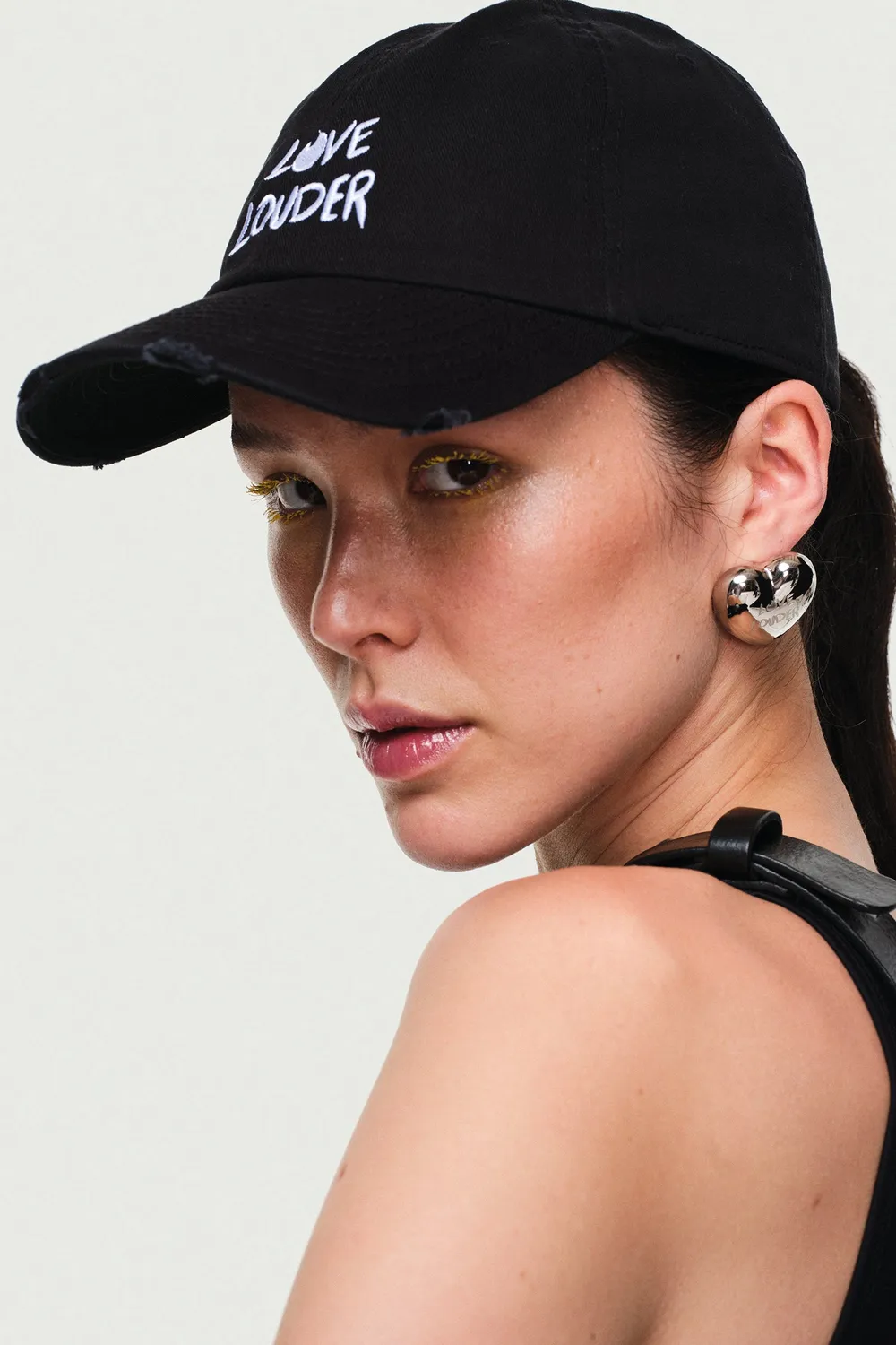 JEANNE FRIOT Love Louder Cap casquette coton recyclé
