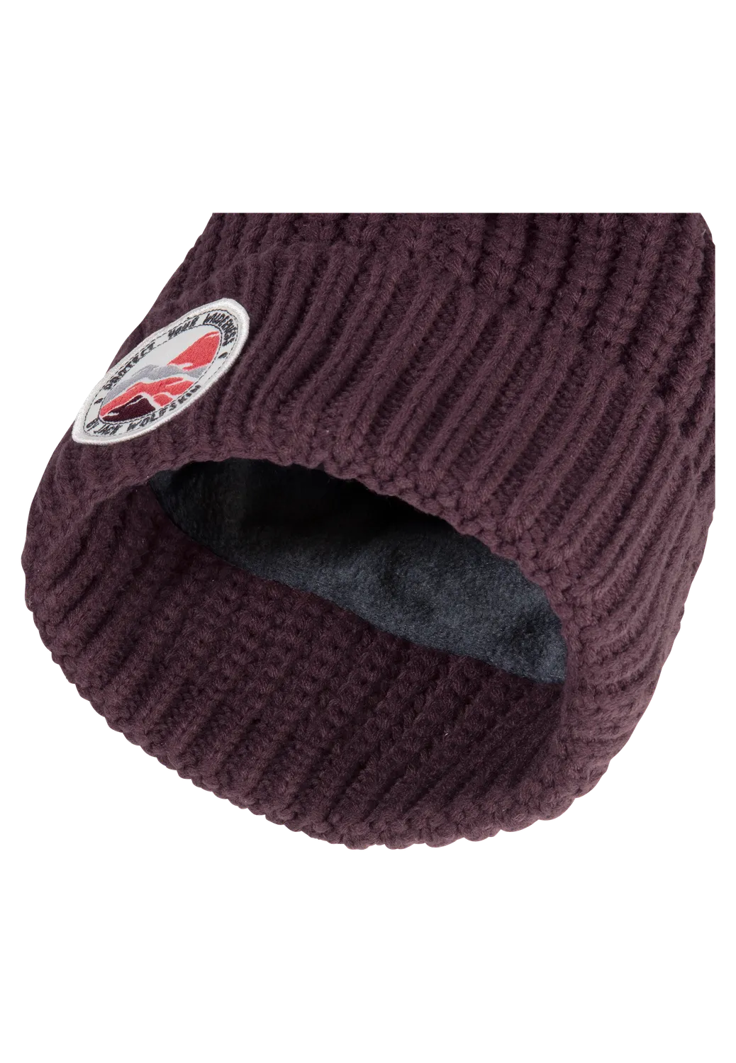 Jack Wolfskin Pompom Badge Beanie K bonnet enfant chaud
