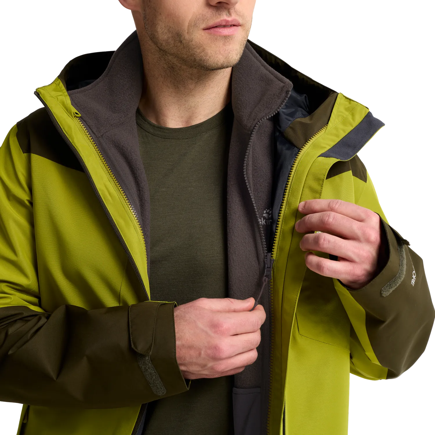 Jack Wolfskin Taunus 300 Vest M gilet polaire homme 3-en-1