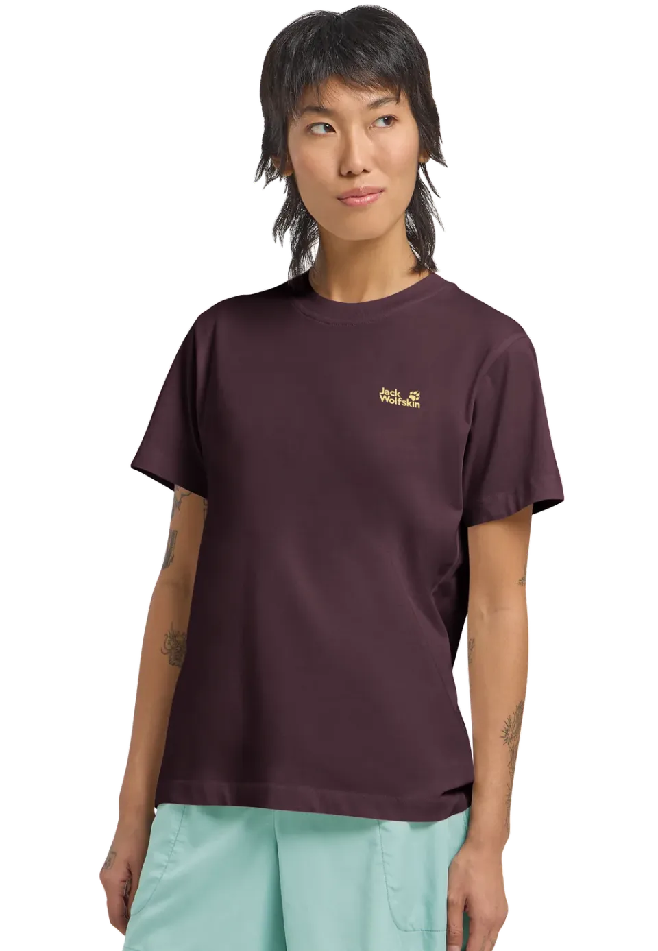Jack Wolfskin Paw Time T t-shirt femme coton single jersey