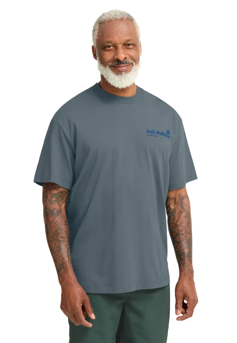 Jack Wolfskin Confident T M t-shirt homme coton imprimé