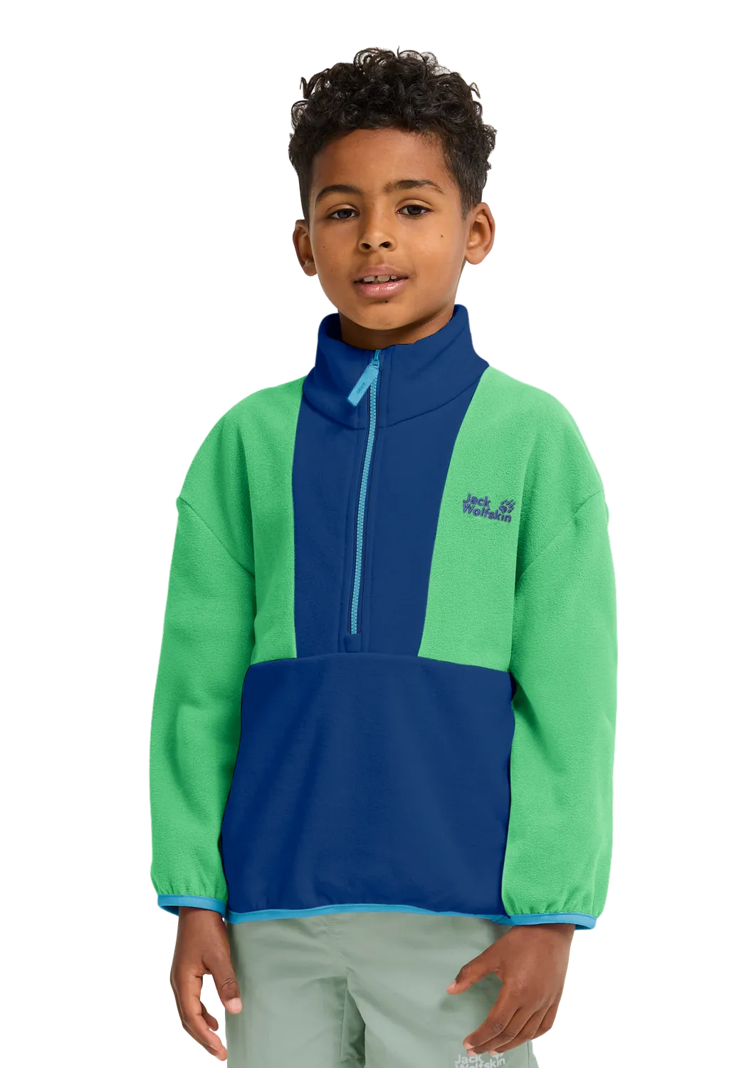 Jack Wolfskin Colorblock Taunus HZ K pull polaire enfant