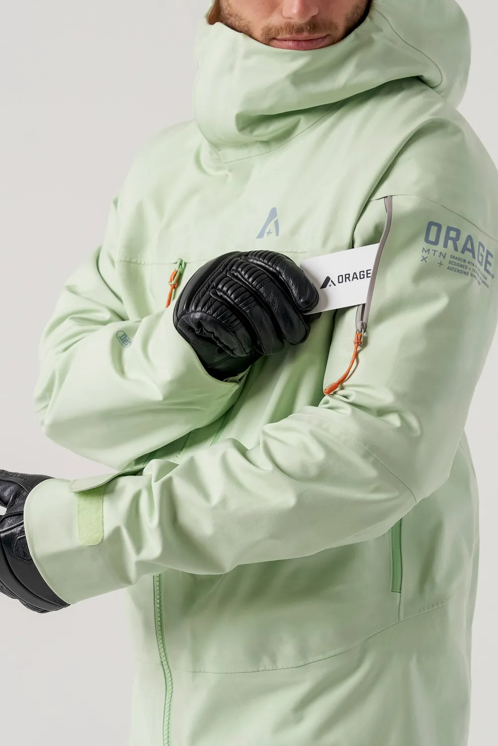 Orage MTN-X Spurr 3L veste imperméable homme Lichen