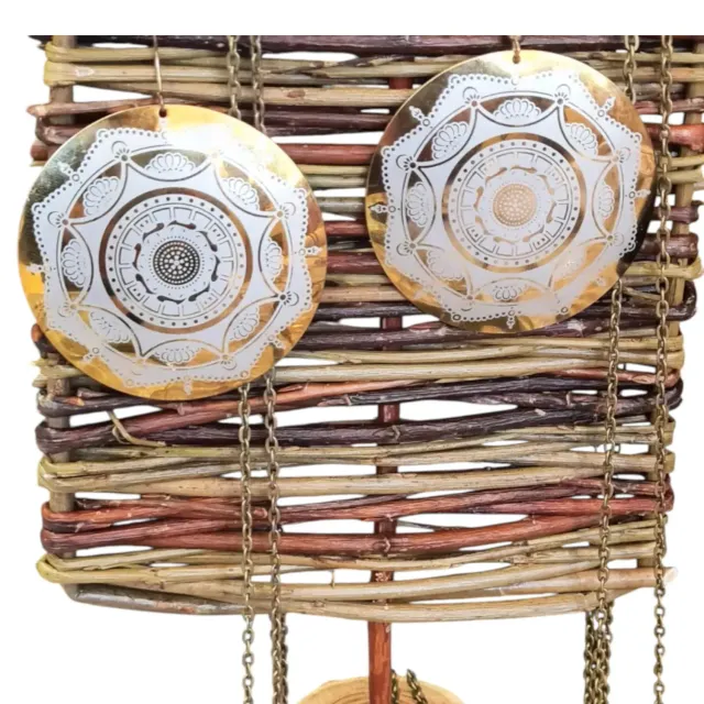 La Fée Bidule Marrakech boucles oreilles bois goutte