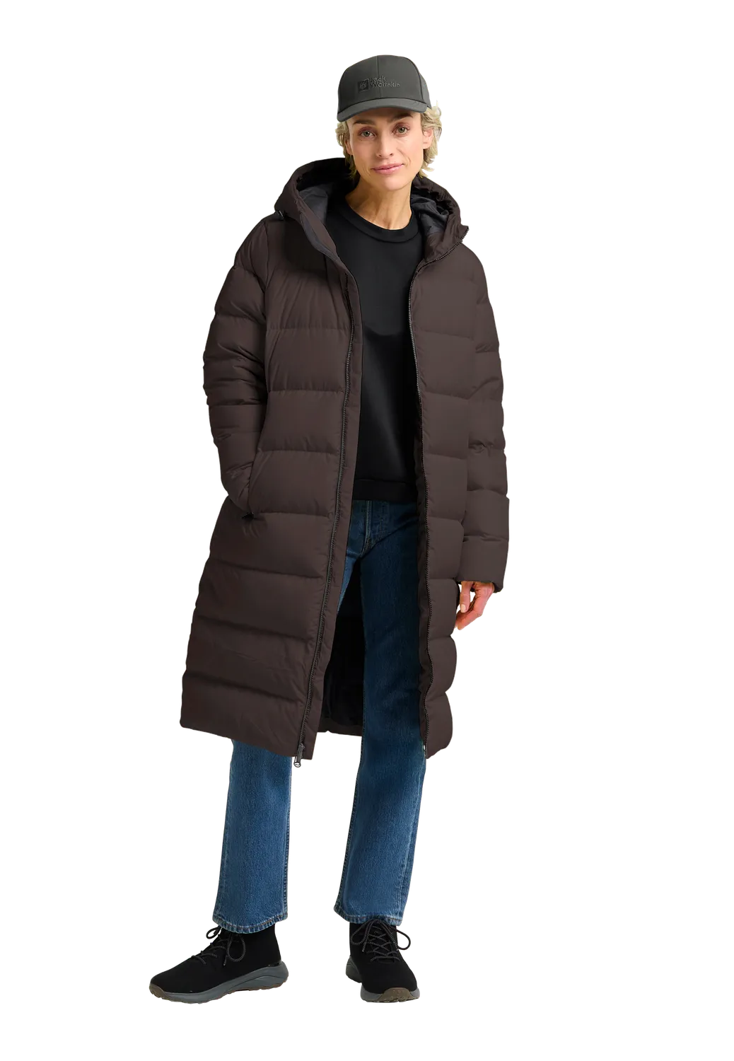 Jack Wolfskin Frozen Palace Coat W manteau duvet femme long