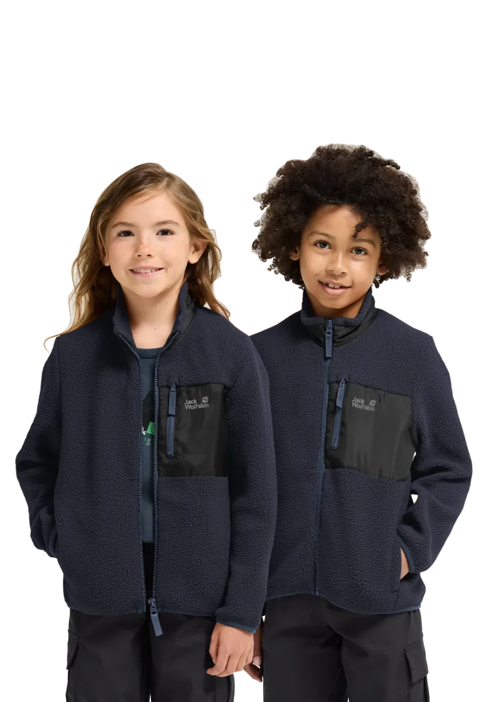 Jack Wolfskin Lite Curl FZ K polaire enfant zippée chaude