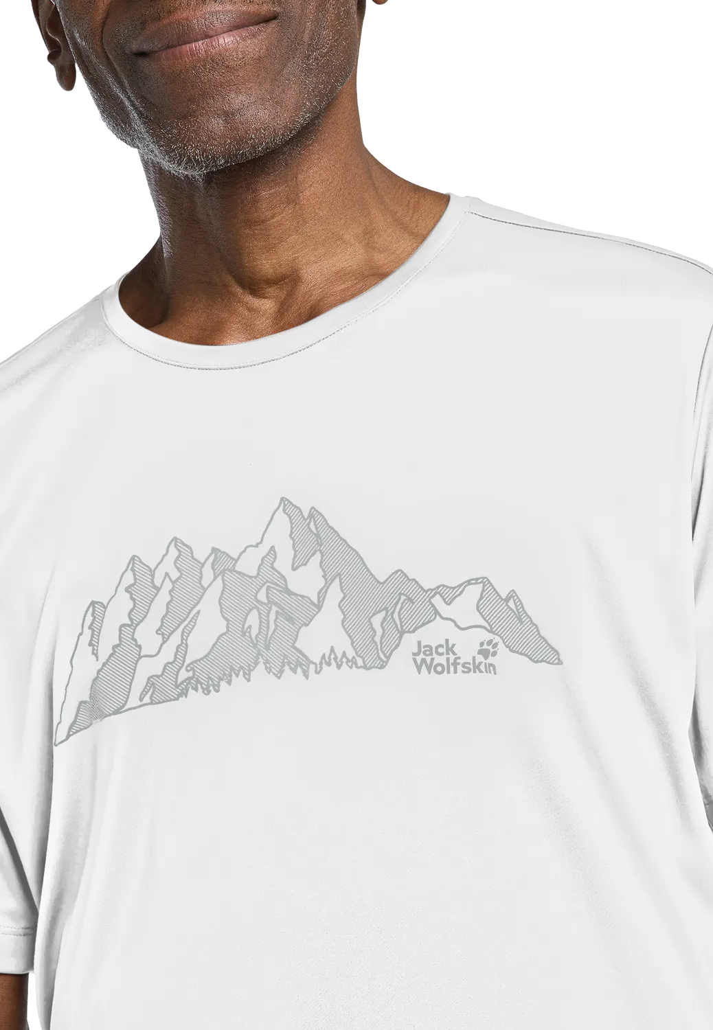 JACK WOLFSKIN PEAK GRAPHIC T M t-shirt respirant