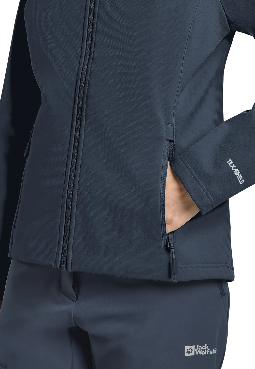 Jack Wolfskin Bornberg Hoody W veste softshell femme