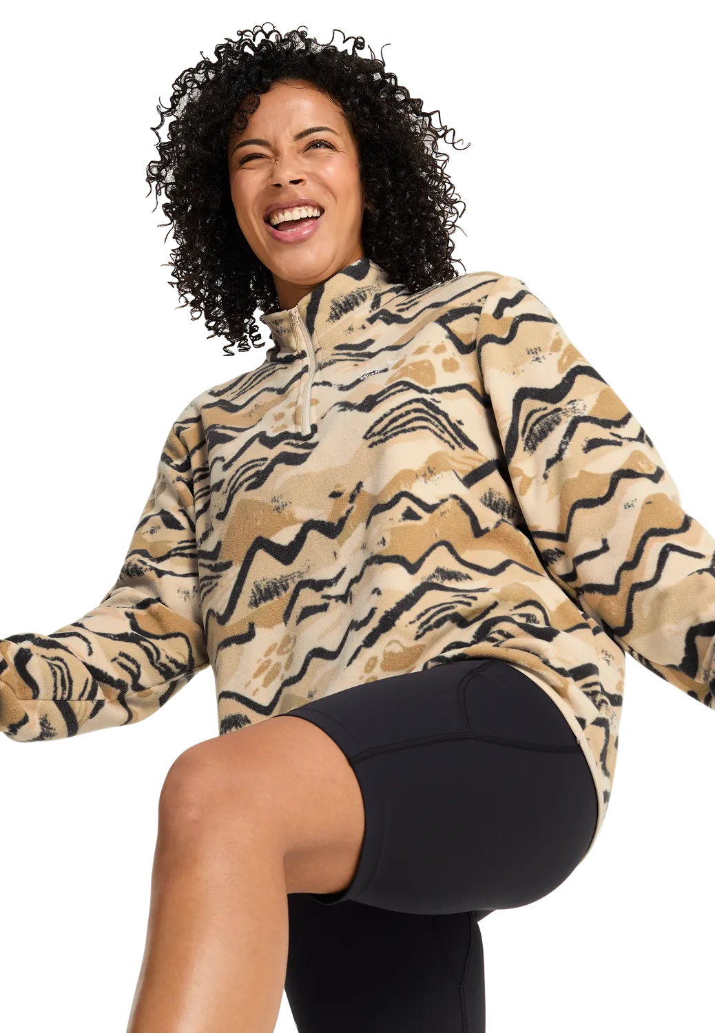 Jack Wolfskin Paw Era 100 Print HZ W pull polaire femme