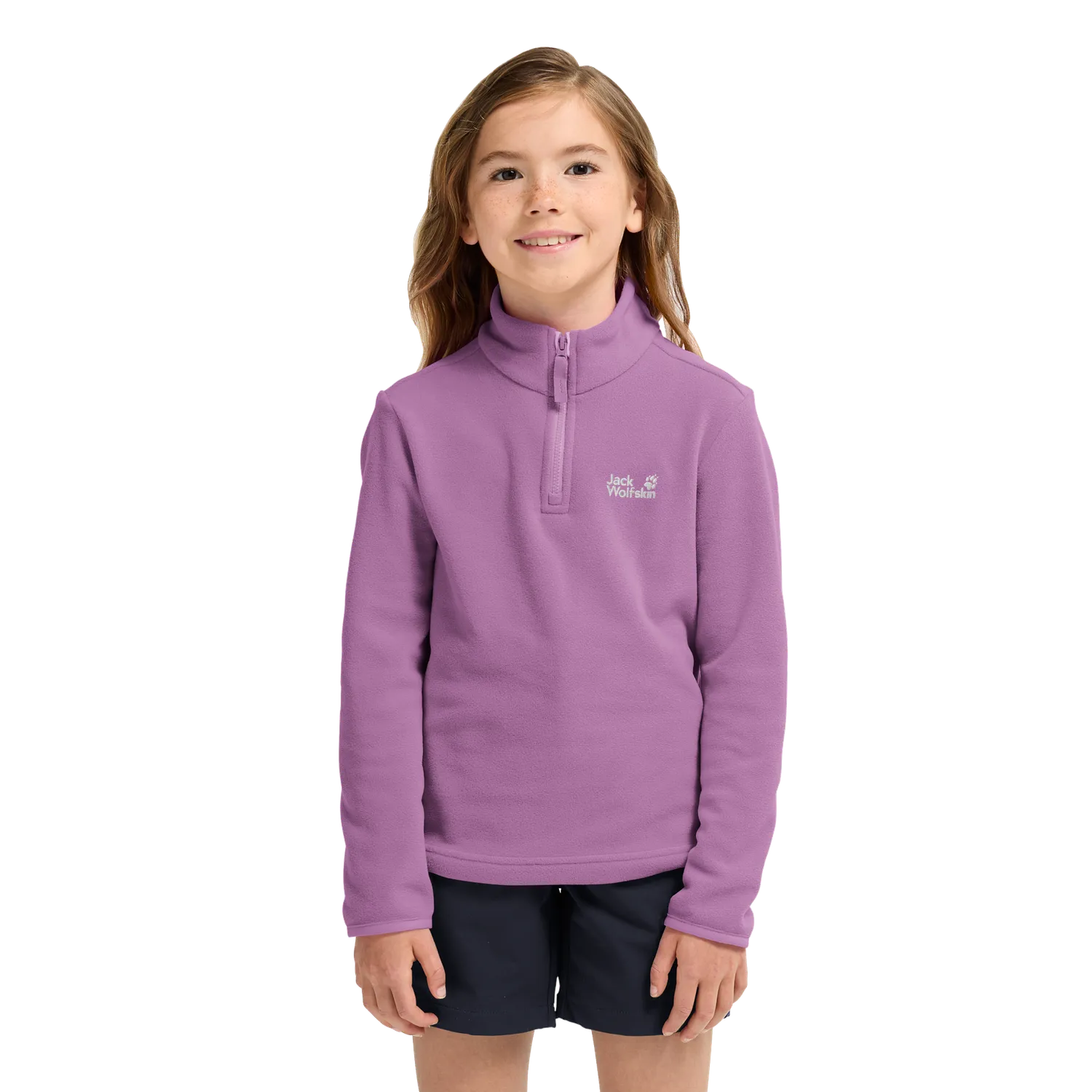 Jack Wolfskin Taunus 100 HZ K pull polaire enfant demi-zip