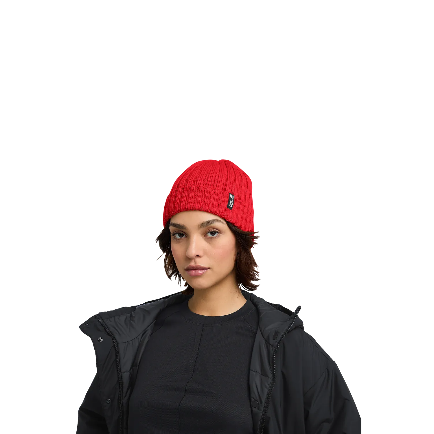 Jack Wolfskin Rib Knit Beanie bonnet taille unique chaud