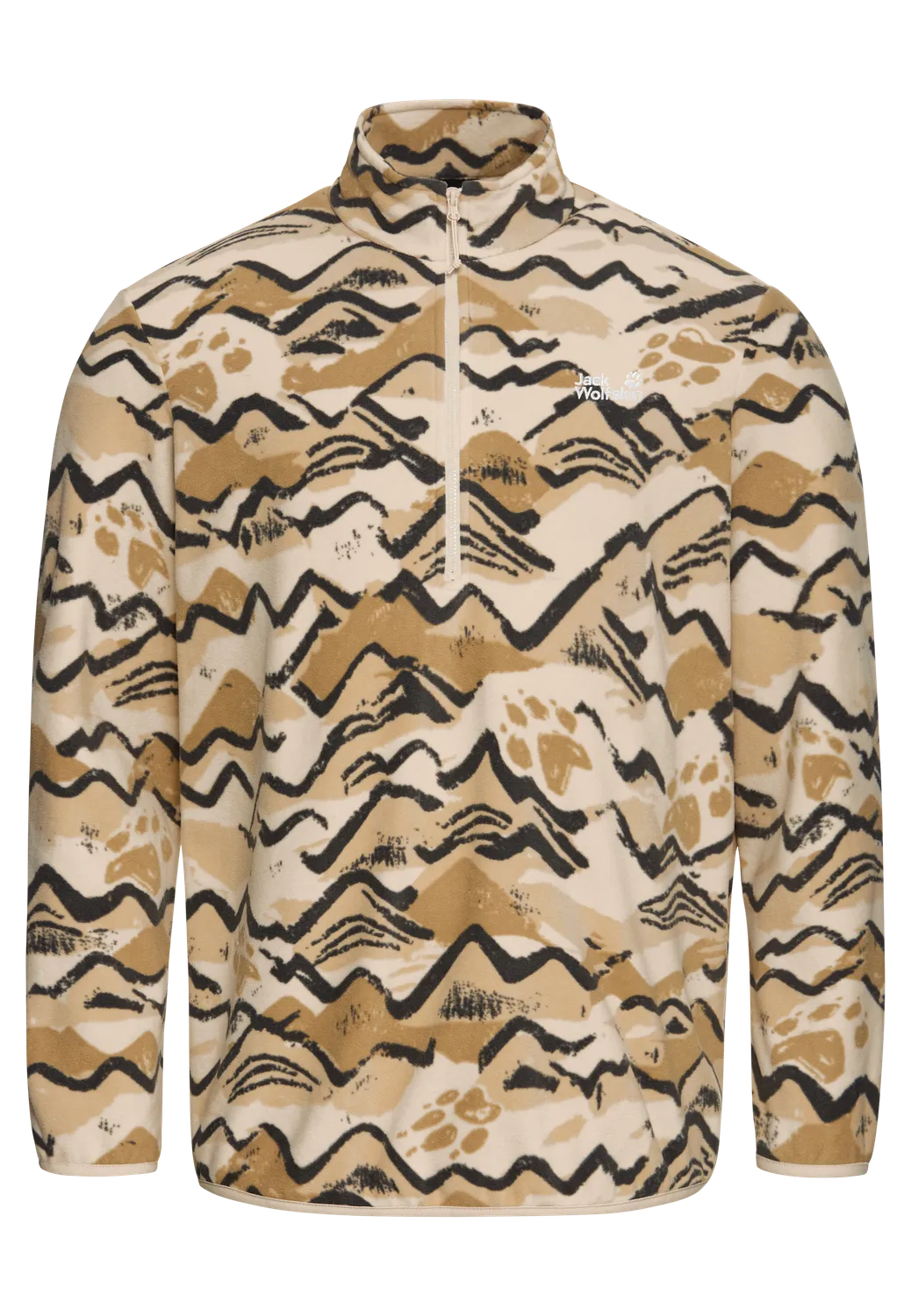 Jack Wolfskin Paw Era 100 polaire homme demi-zip