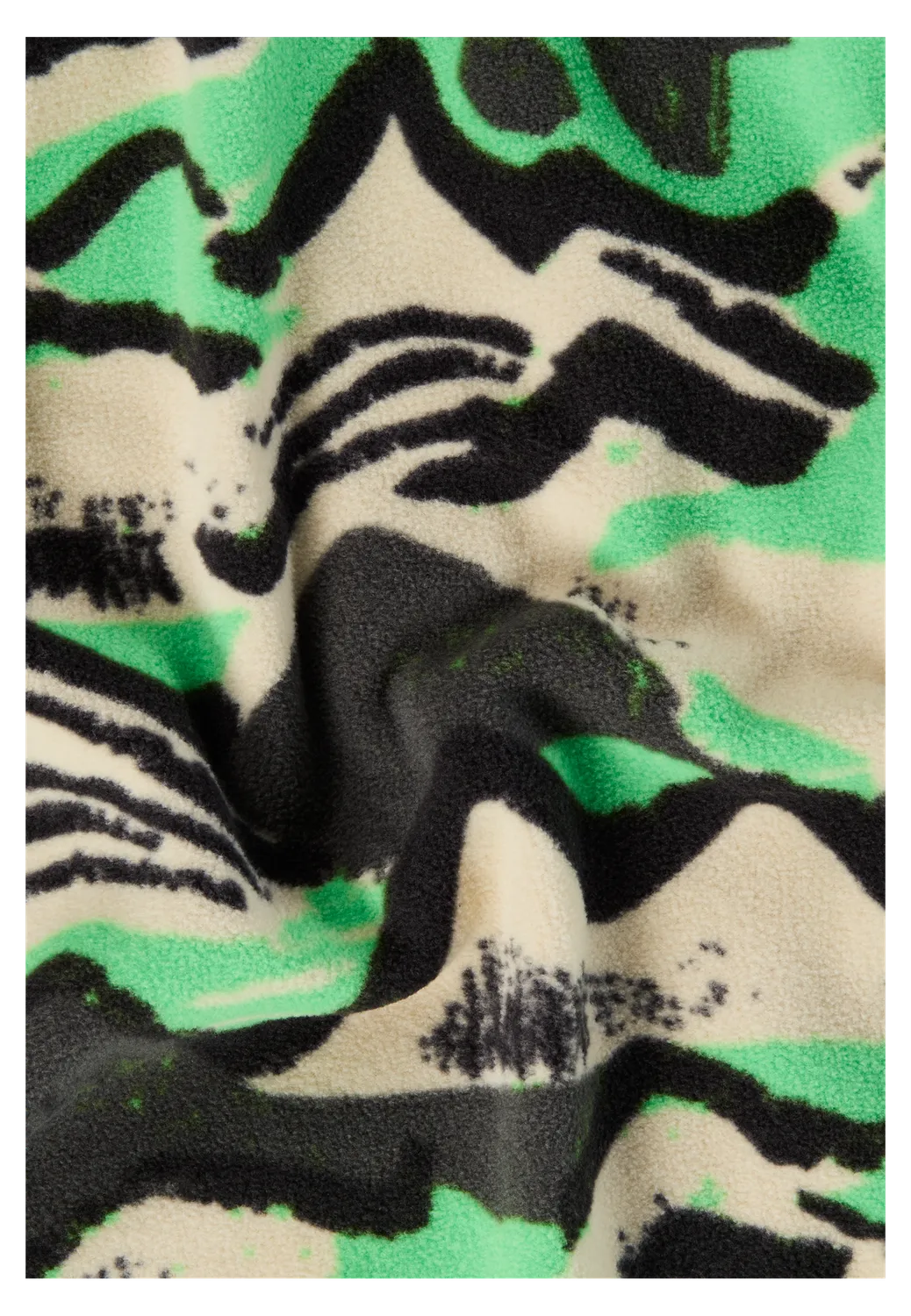 Jack Wolfskin Paw Era 100 Print Hz M pull polaire homme demi-zip