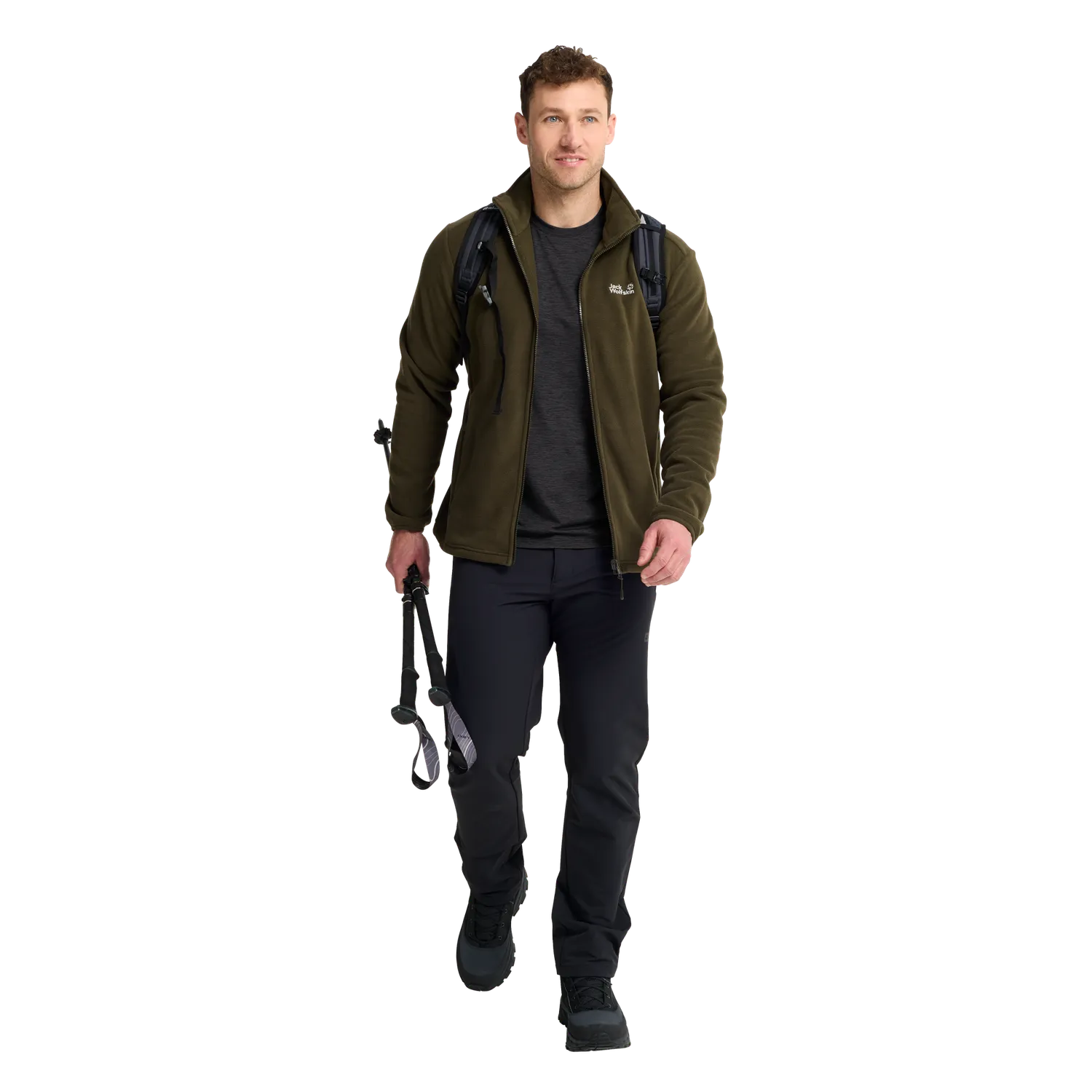 Jack Wolfskin Trail LS M t-shirt manche longue homme respirant