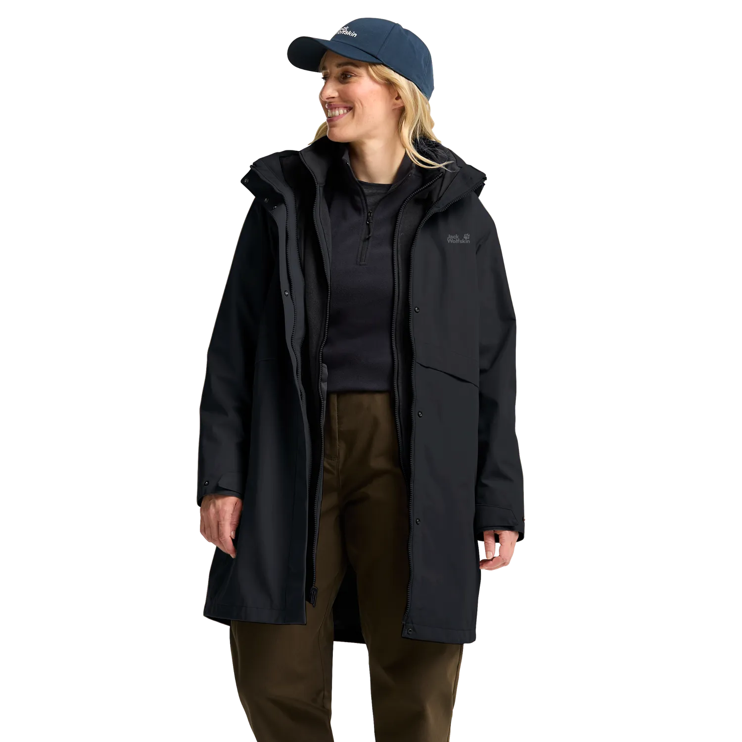 Jack Wolfskin Baylight 3in1 manteau pluie femme imperméable