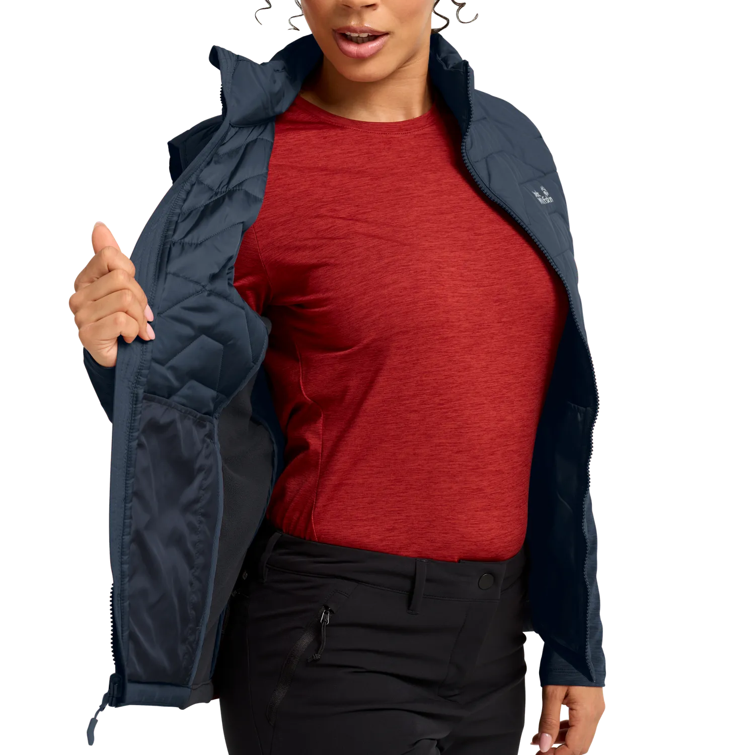 Jack Wolfskin Flextrek Ins Vest W gilet isolant femme coupe-vent