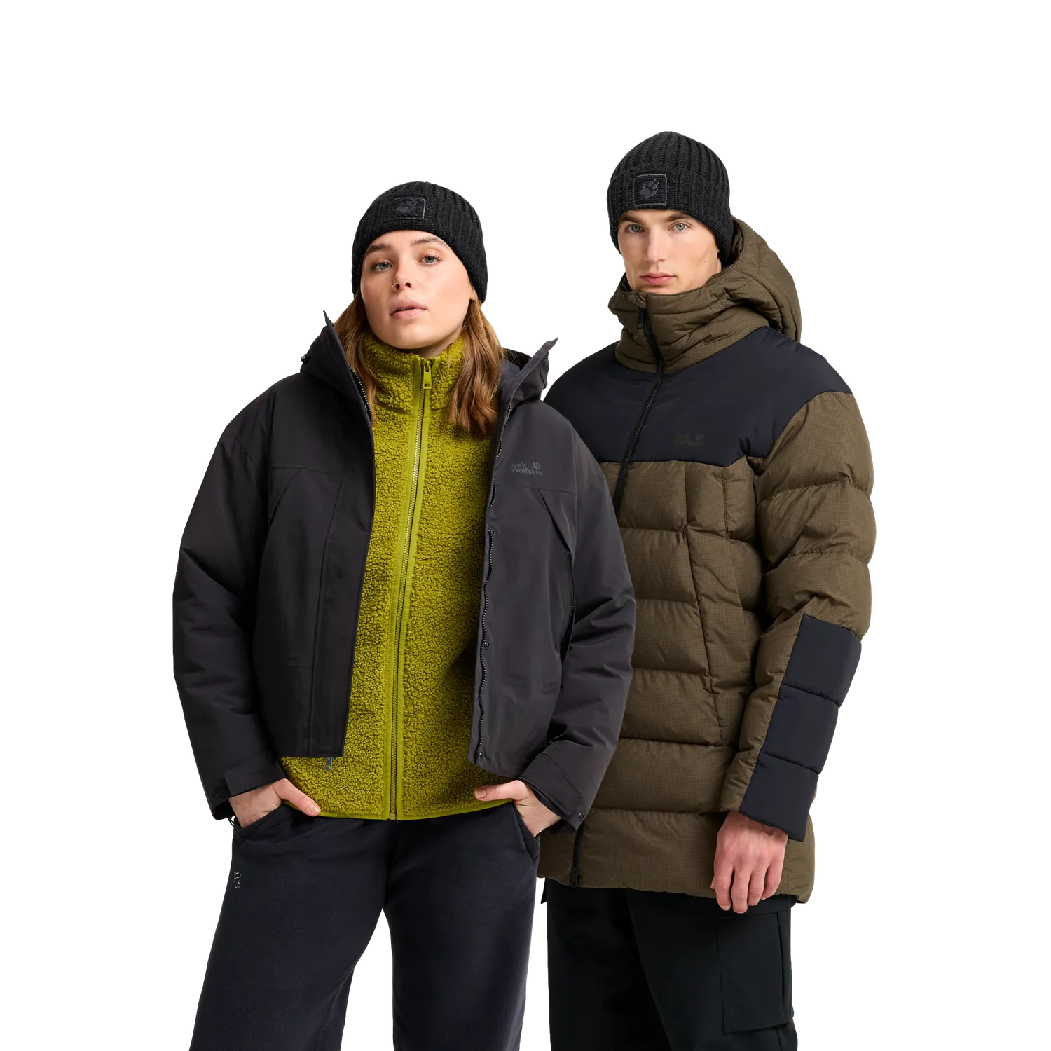 Jack Wolfskin Badge Paw Beanie bonnet chaud unisexe