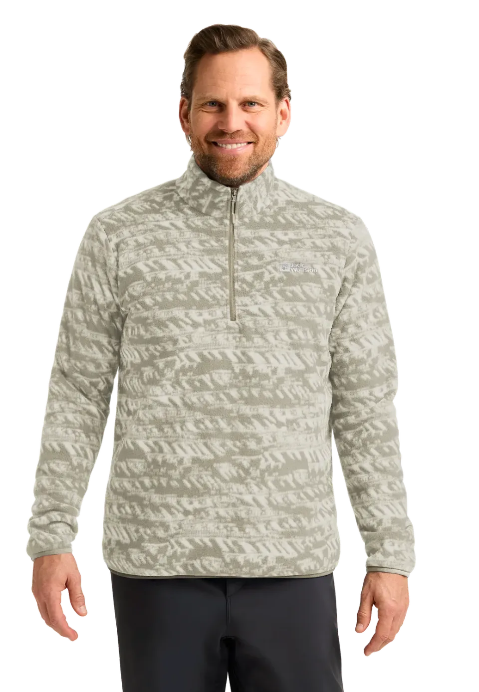 Jack Wolfskin Big Sky Hz M polaire homme chaude imprimée