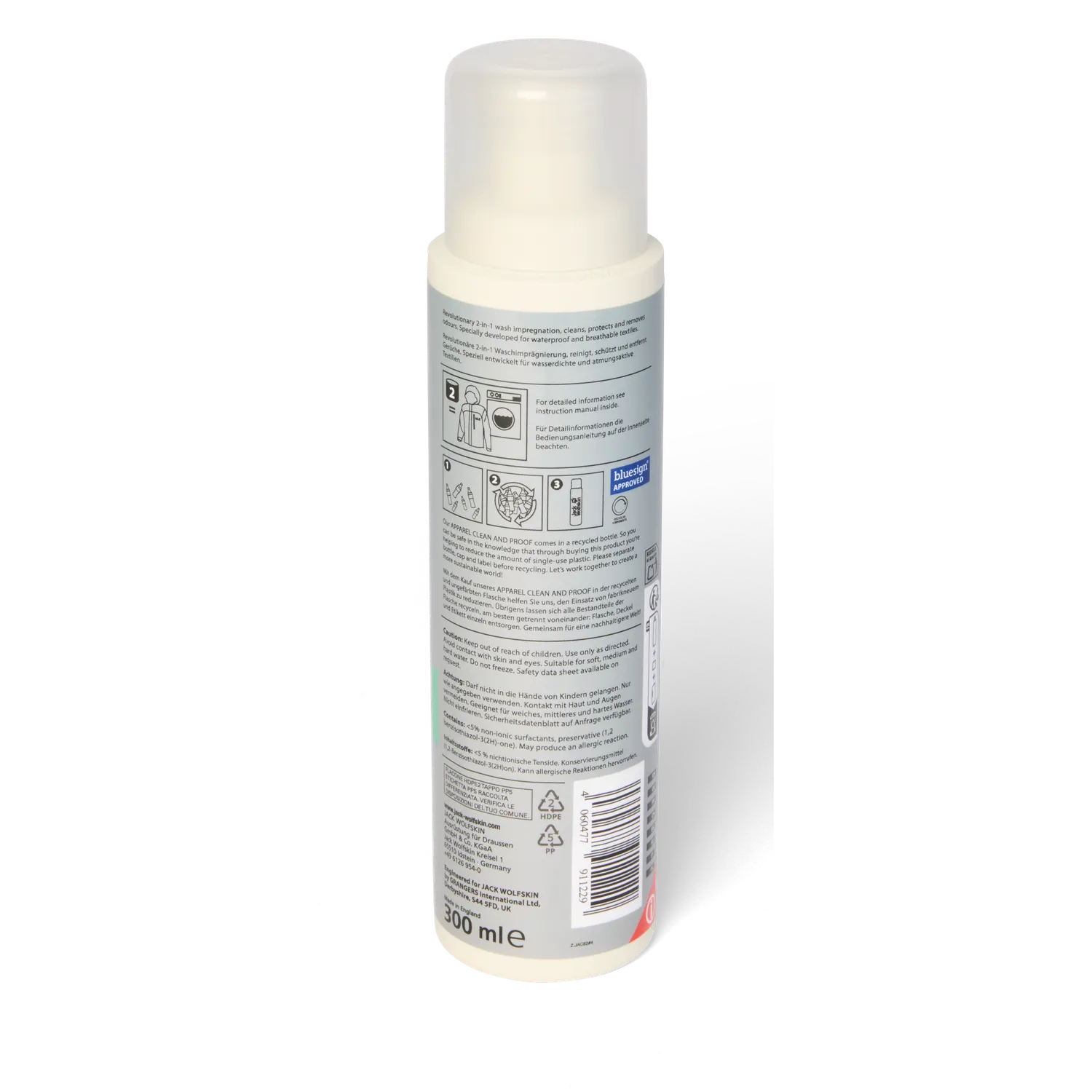 Jack Wolfskin Apparel Clean & Proof 300 lessive imperméabilisante