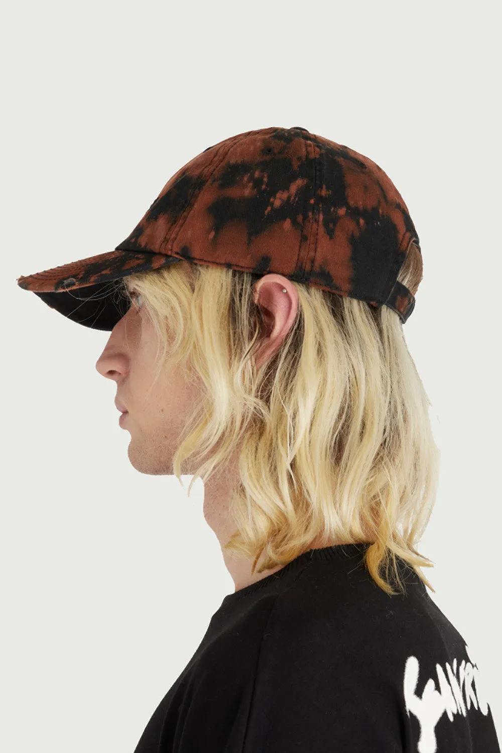 Jeanne Friot Washed casquette brodée délavée