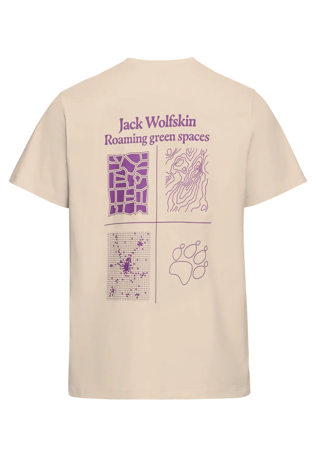 Jack Wolfskin Celebrate The Paw T M t-shirt homme coton