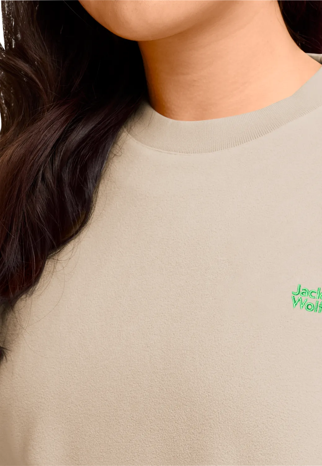 Jack Wolfskin Find The Wild Crewneck W sweat femme polaire