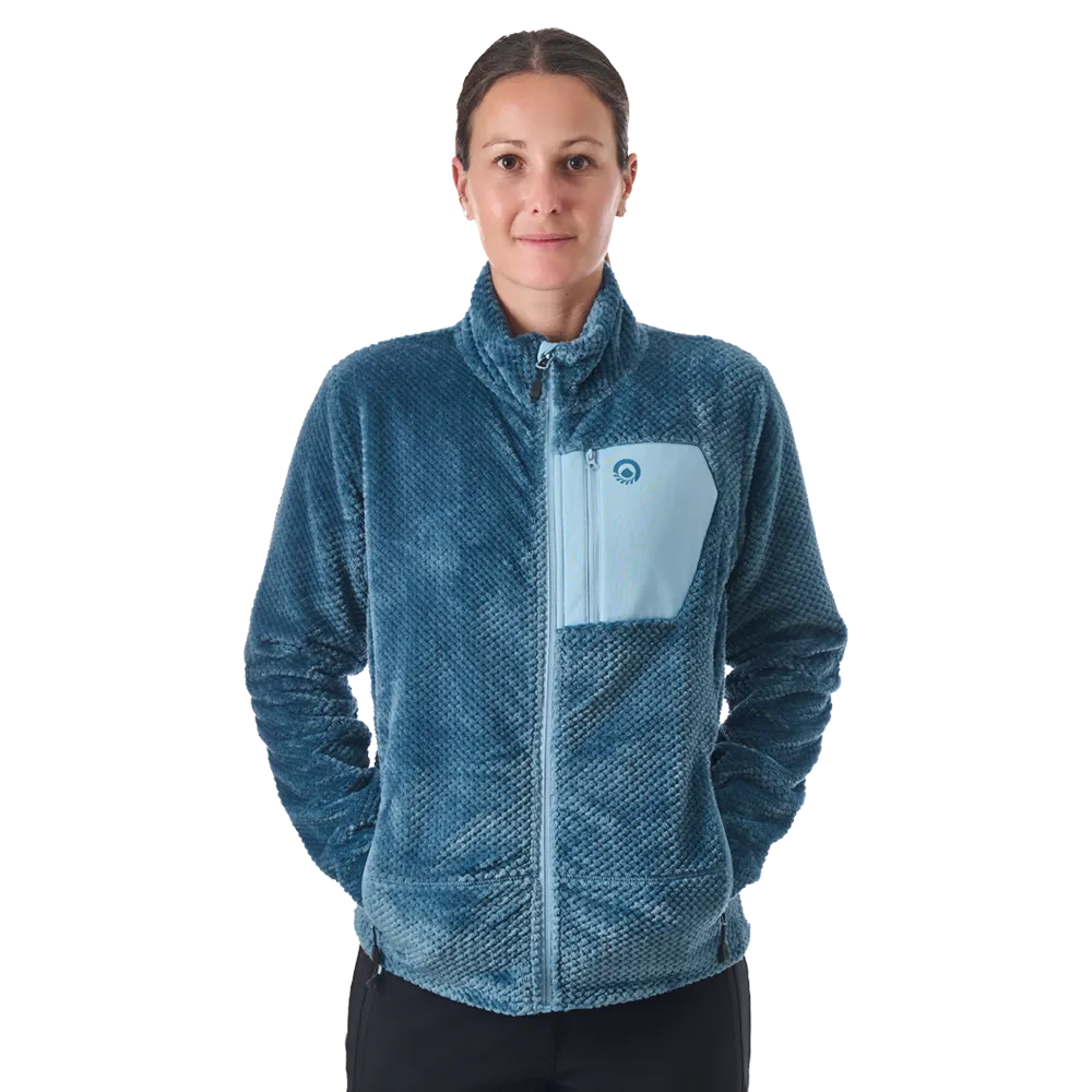 Lhotse Indira Ardoise polaire technique grise zippée