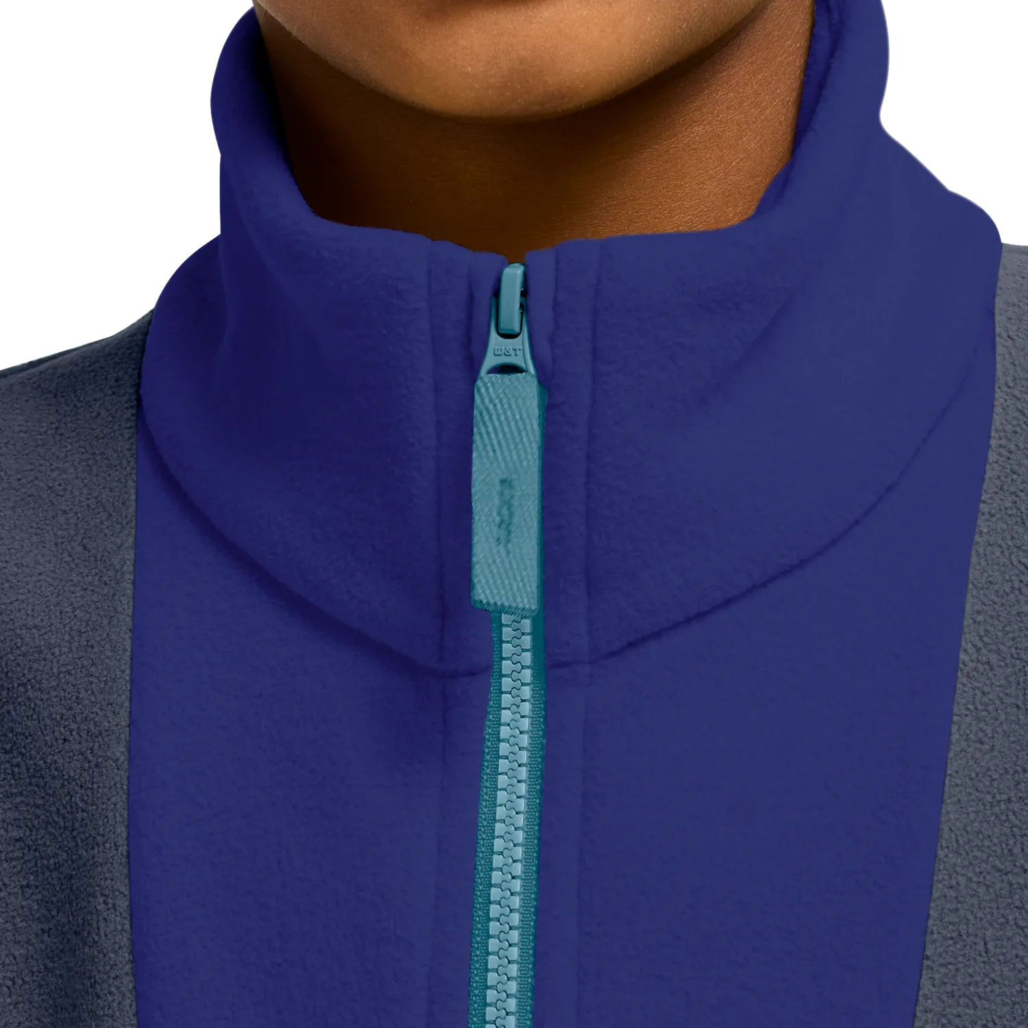 Jack Wolfskin Colorblock Taunus HZ K pull enfant polaire